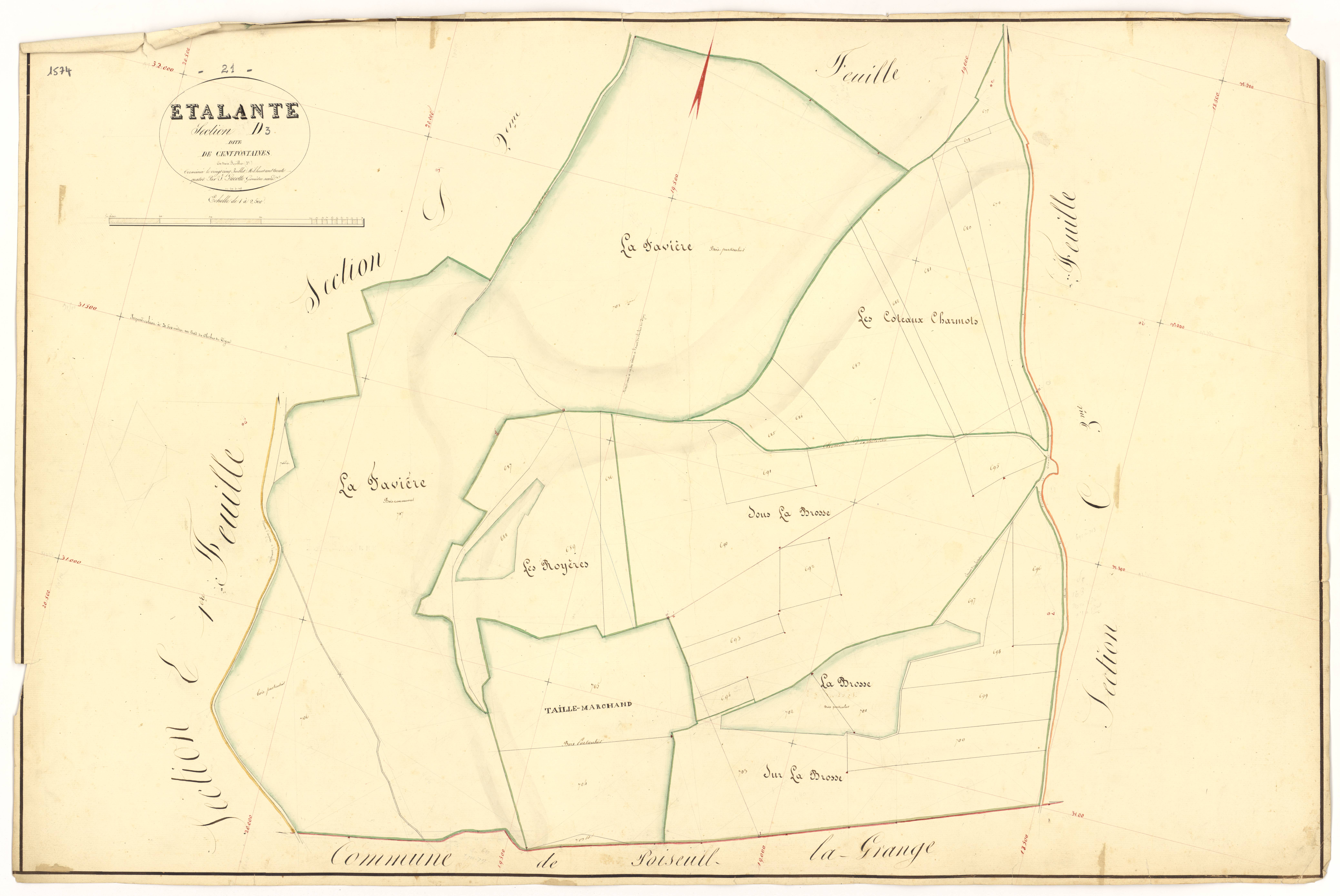 Etalante - Section D3 - 3 P PLAN 261/14