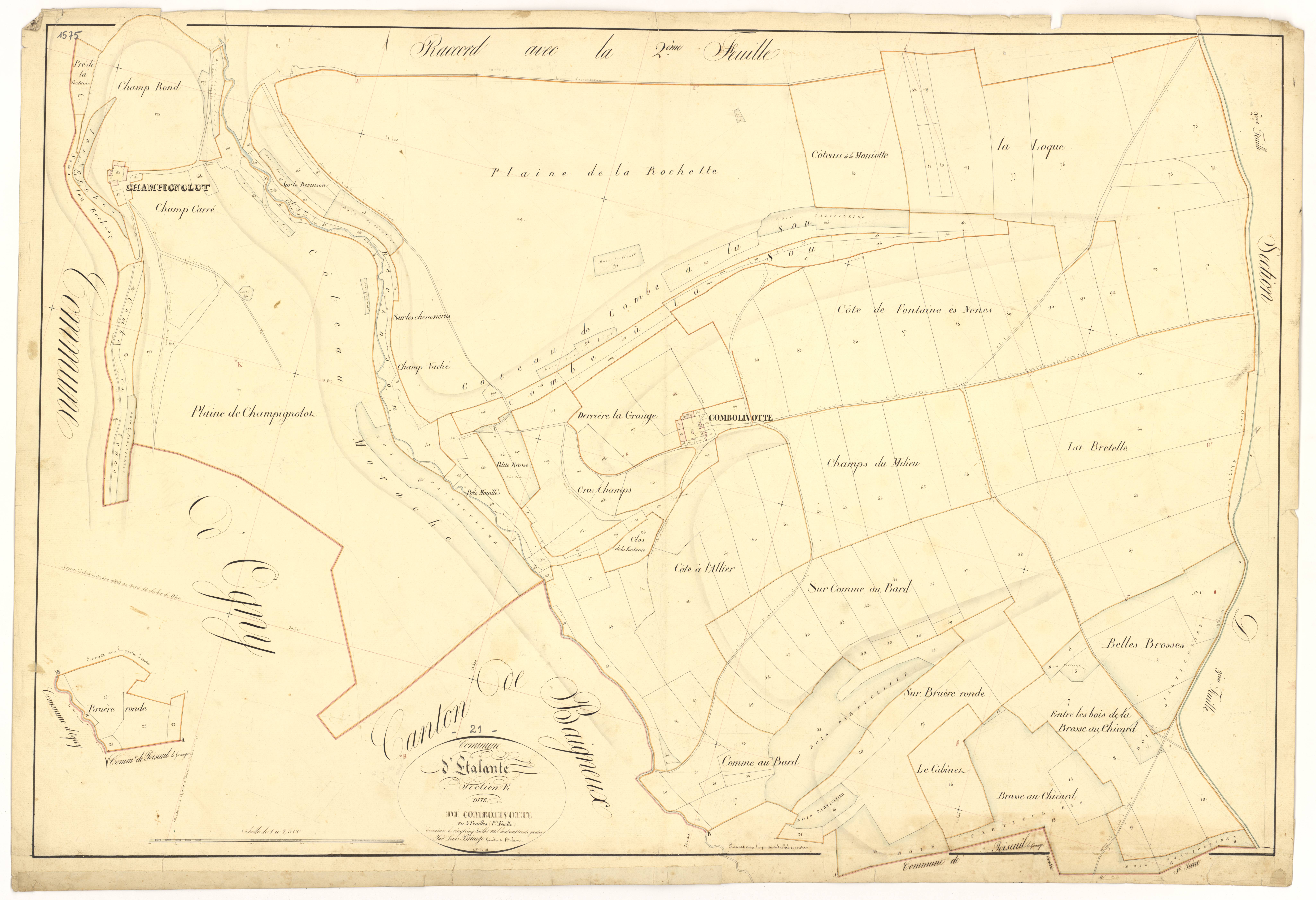 Etalante - Section E1 - 3 P PLAN 261/15