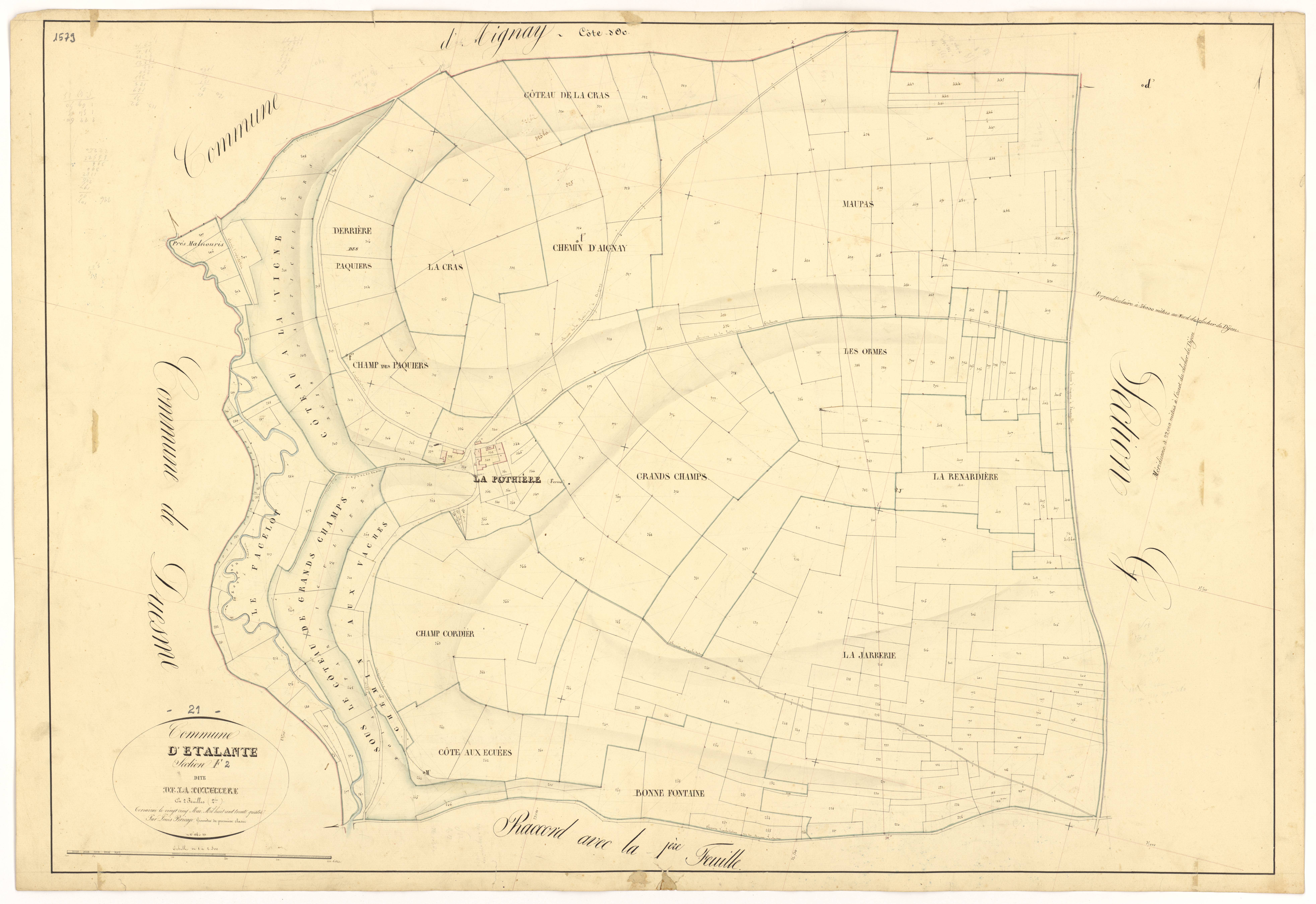 Etalante - Section F2 - 3 P PLAN 261/19