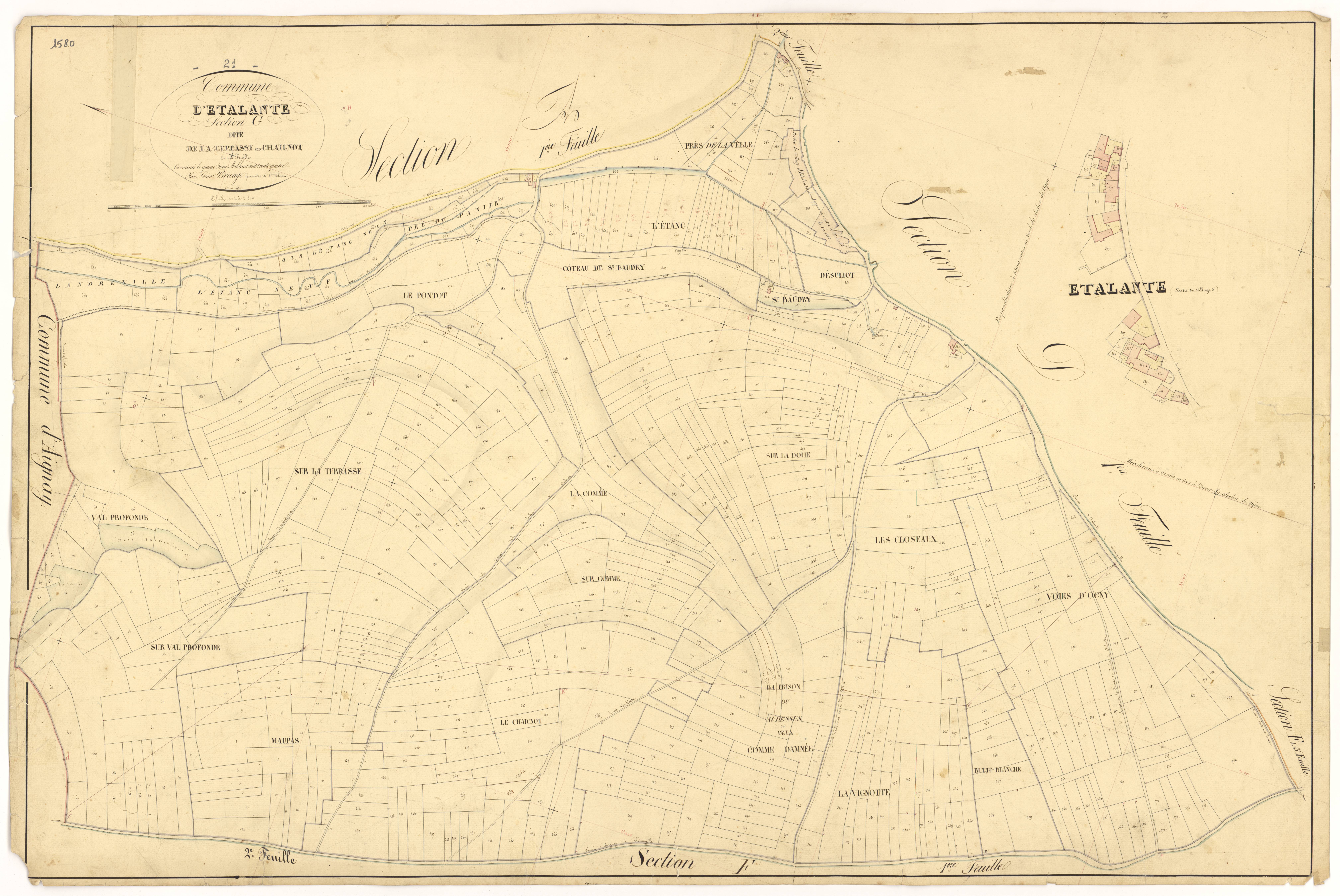 Etalante - Section G - 3 P PLAN 261/20
