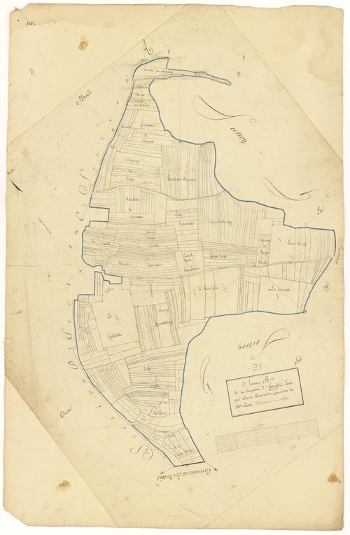 Etaules - Section B - 3 P PLAN 263/3