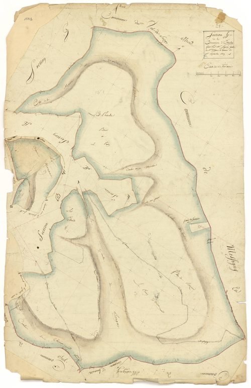 Etaules - Section H - 3 P PLAN 263/8