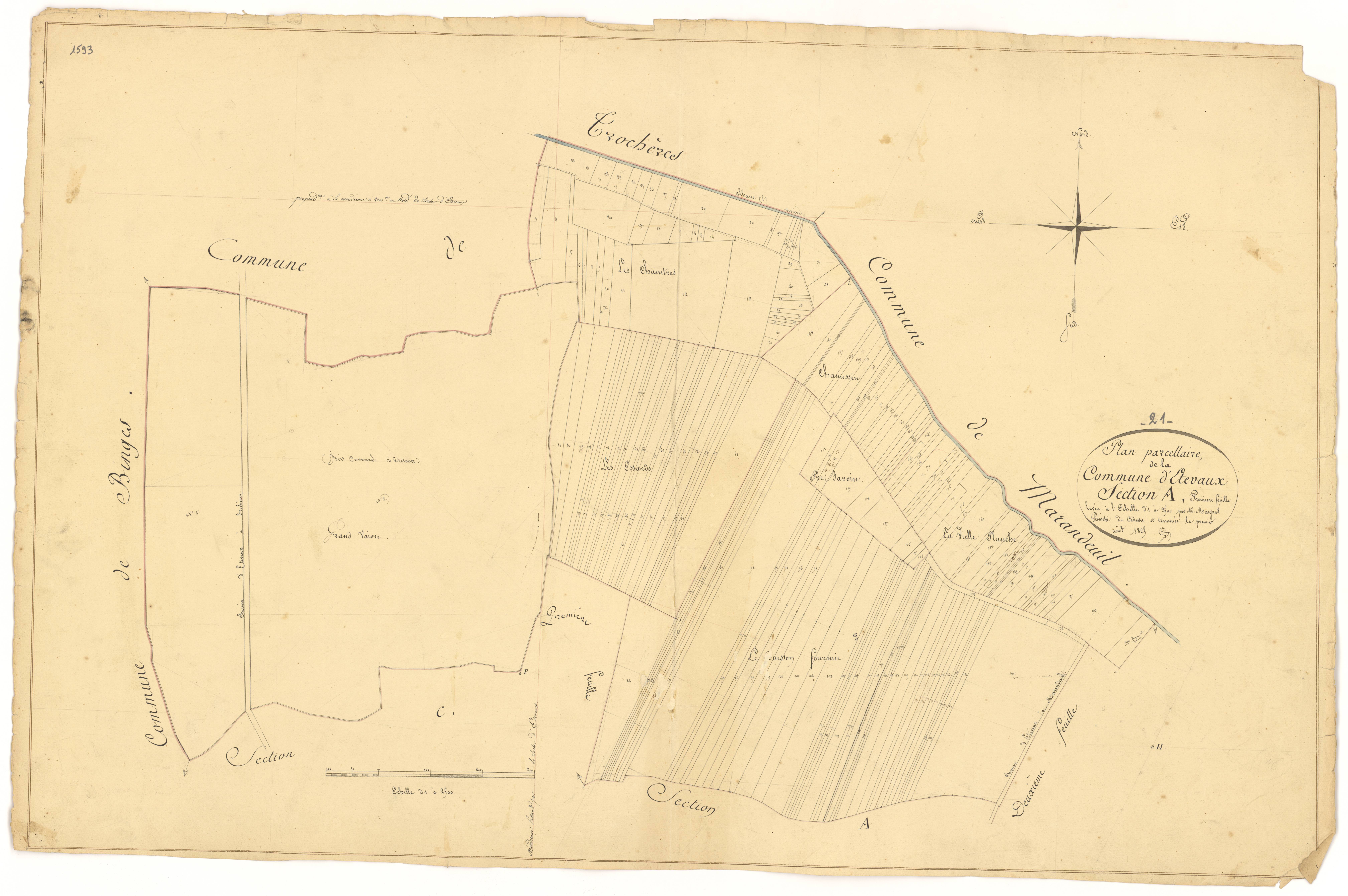 Etevaux - Section A1 - 3 P PLAN 264/2