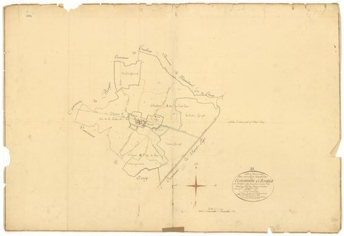 Etevaux - Tableau d'assemblage - 3 P PLAN 264/1