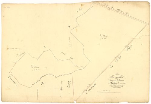 Etevaux - Section B2 - 3 P PLAN 264/5