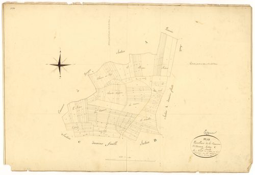 Etevaux - Section C1 - 3 P PLAN 264/6