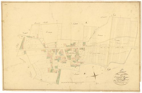 Etevaux - Section D - 3 P PLAN 264/8