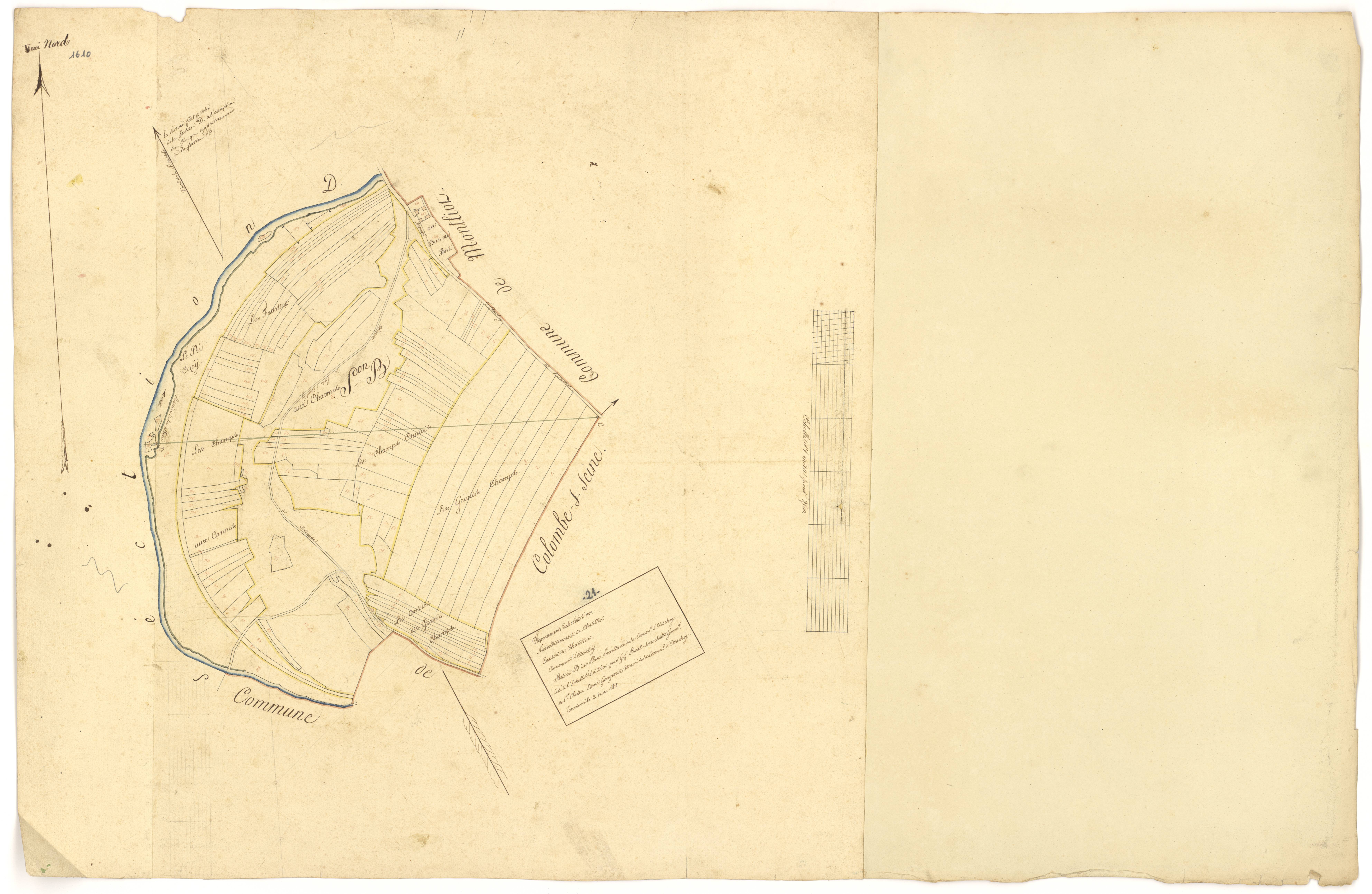 Etrochey - Section B - 3 P PLAN 266/3