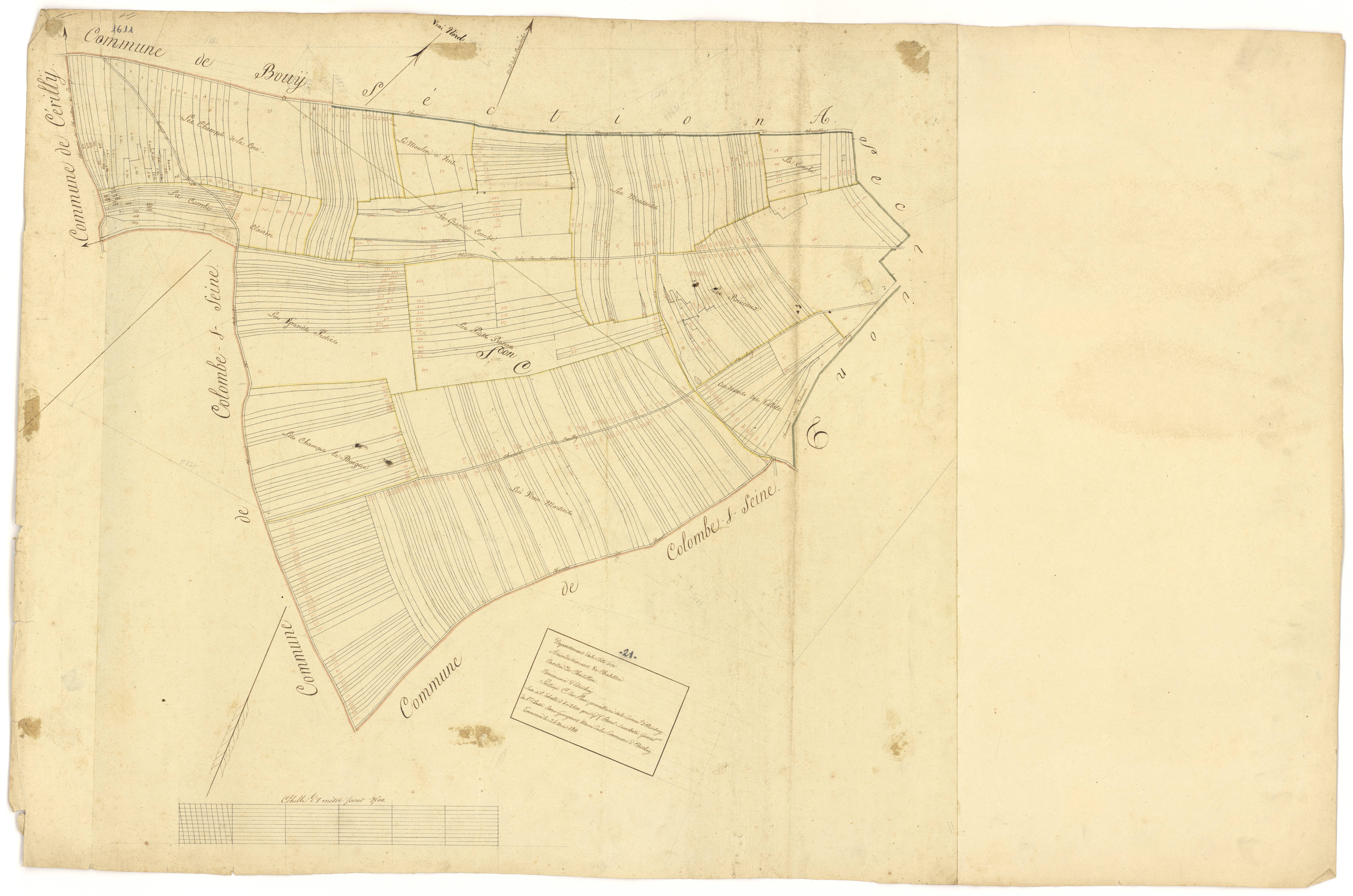 Etrochey - Section C - 3 P PLAN 266/4