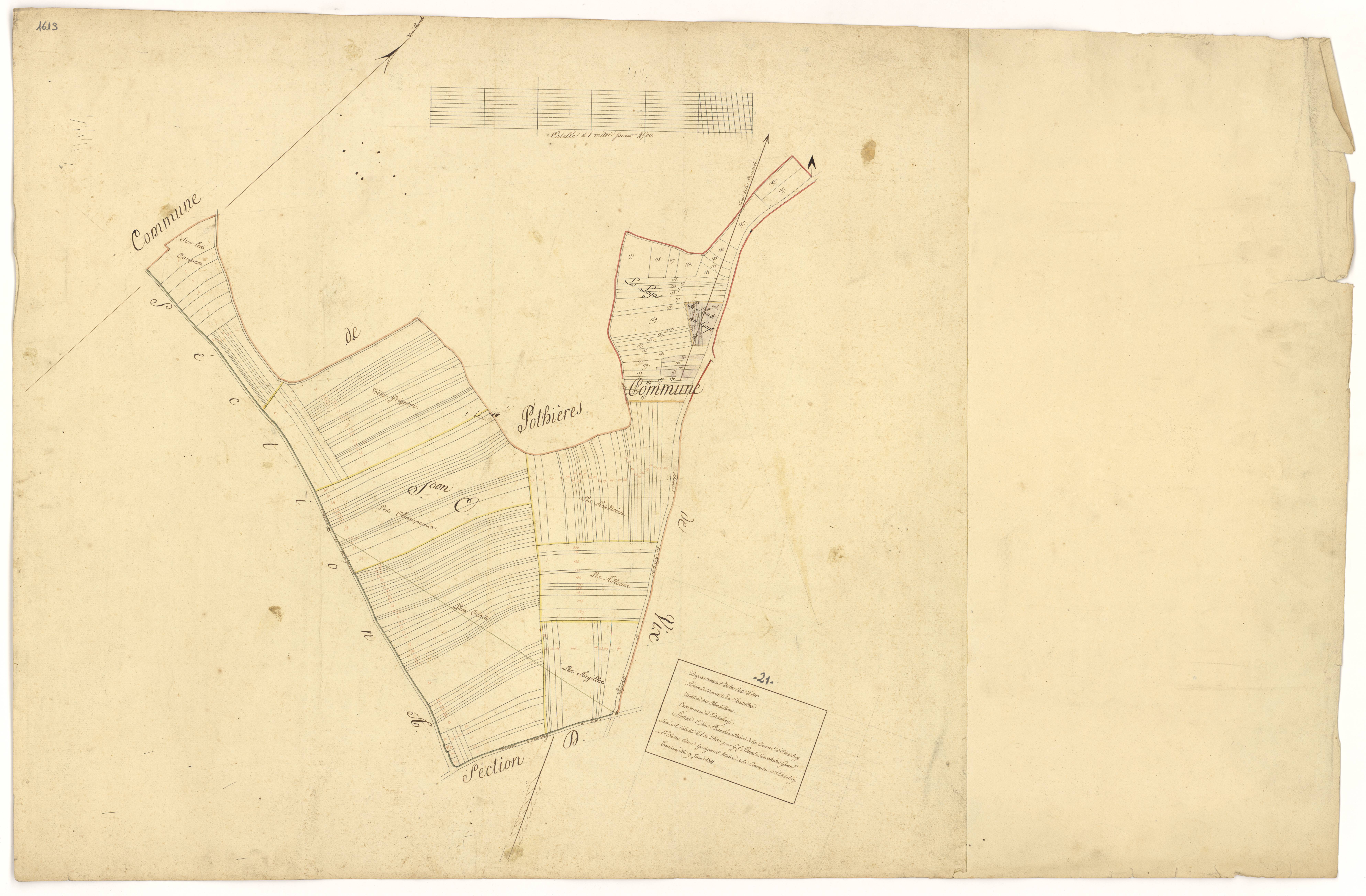 Etrochey - Section E - 3 P PLAN 266/6