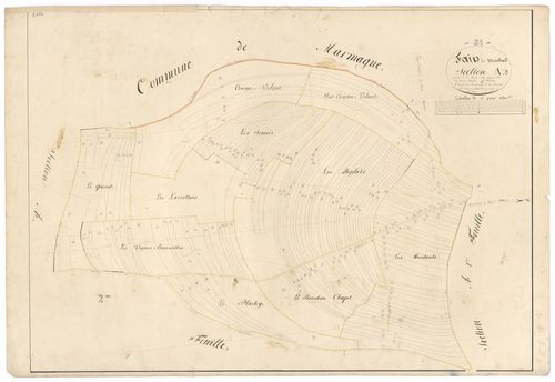 Fain-lès-Montbard - Section A3 - 3 P PLAN 267/4