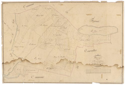 Fain-lès-Montbard - Section C - 3 P PLAN 267/7