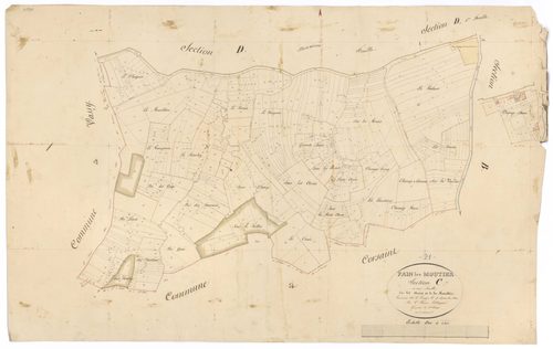 Fain-lès-Moutiers - Section C - 3 P PLAN 268/4