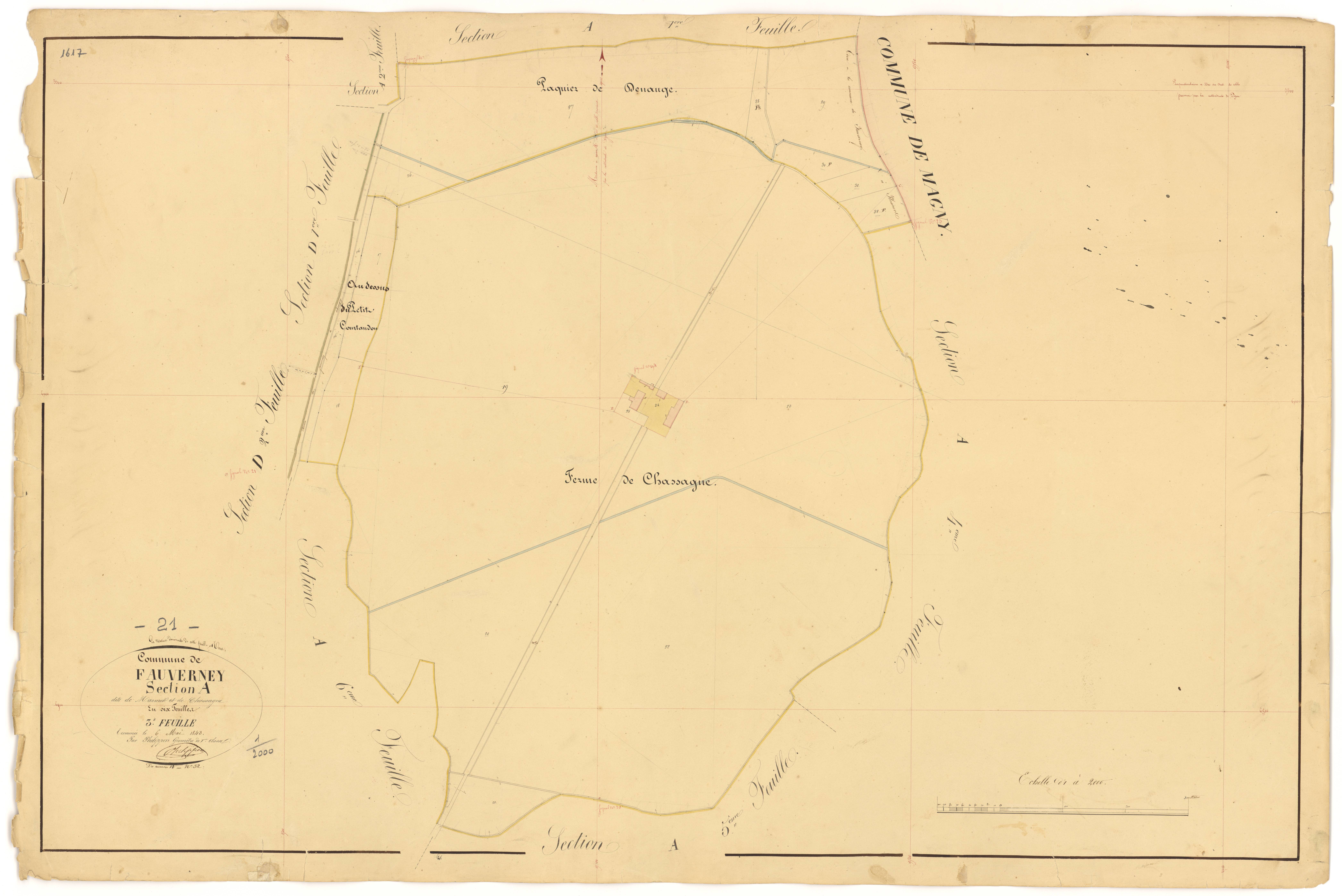 Fauverney - Section A3 - 3 P PLAN 269/4