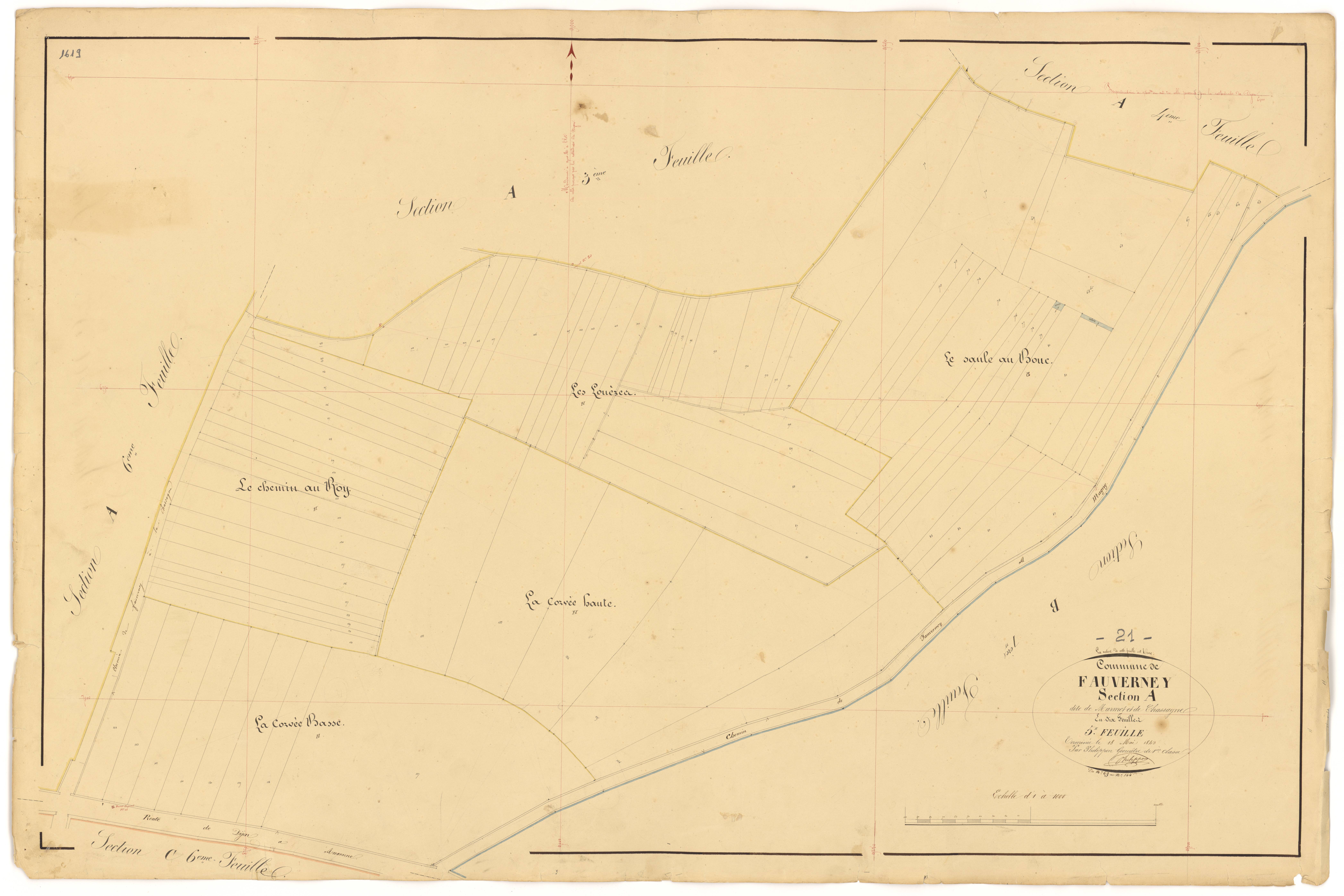 Fauverney - Section A5 - 3 P PLAN 269/6
