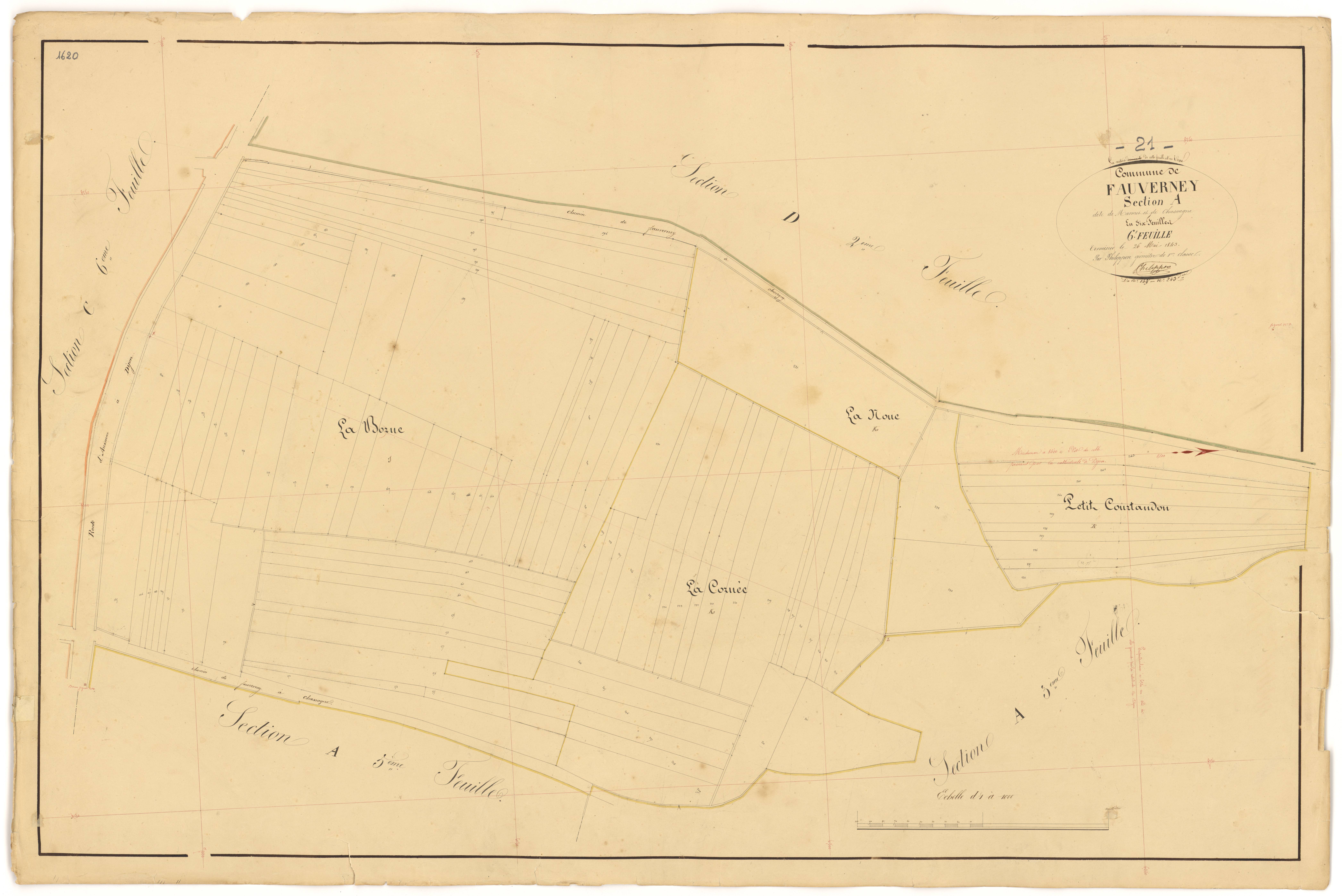 Fauverney - Section A6 - 3 P PLAN 269/7