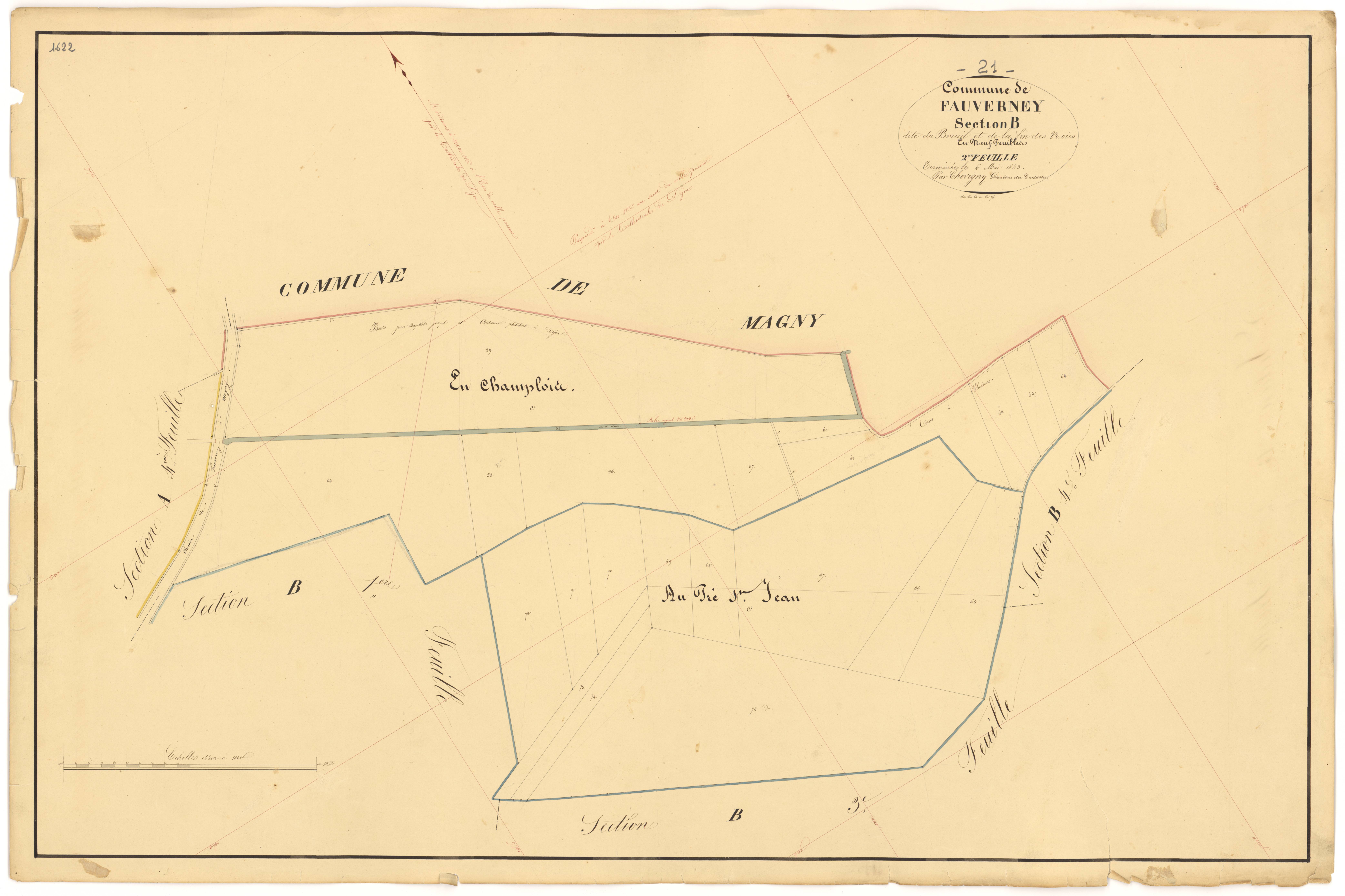 Fauverney - Section B2 - 3 P PLAN 269/9