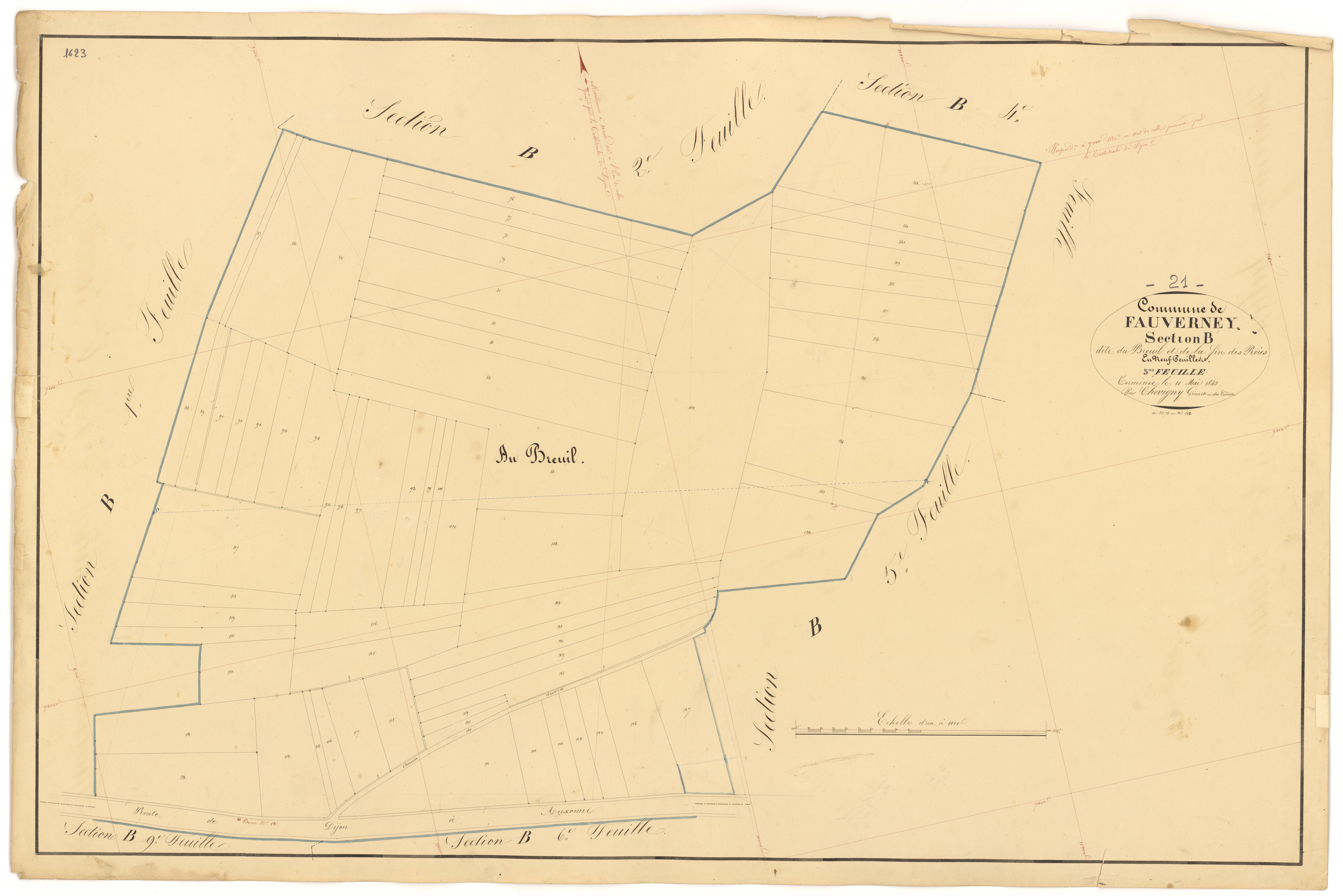 Fauverney - Section B3 - 3 P PLAN 269/10