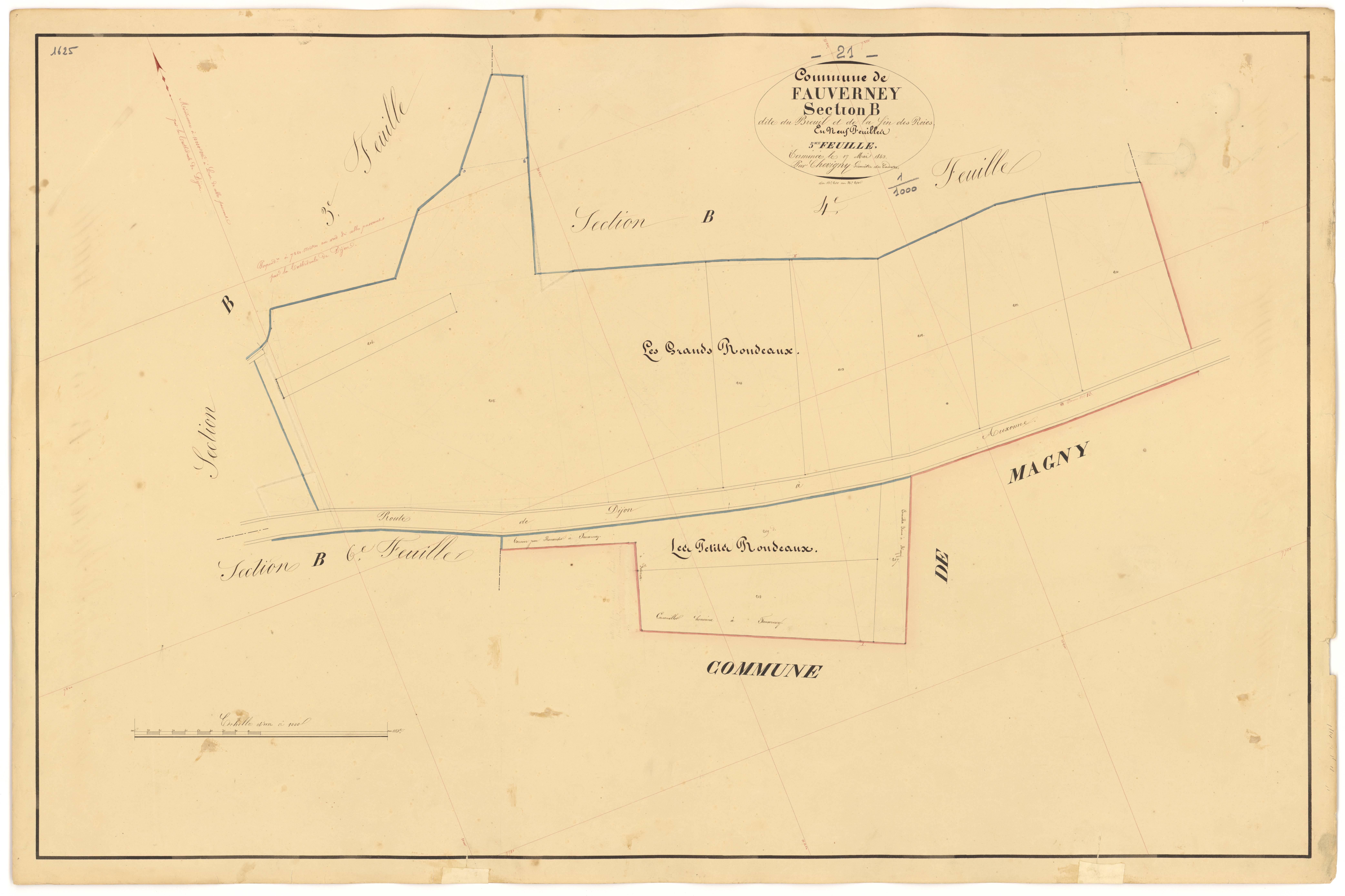 Fauverney - Section B5 - 3 P PLAN 269/12