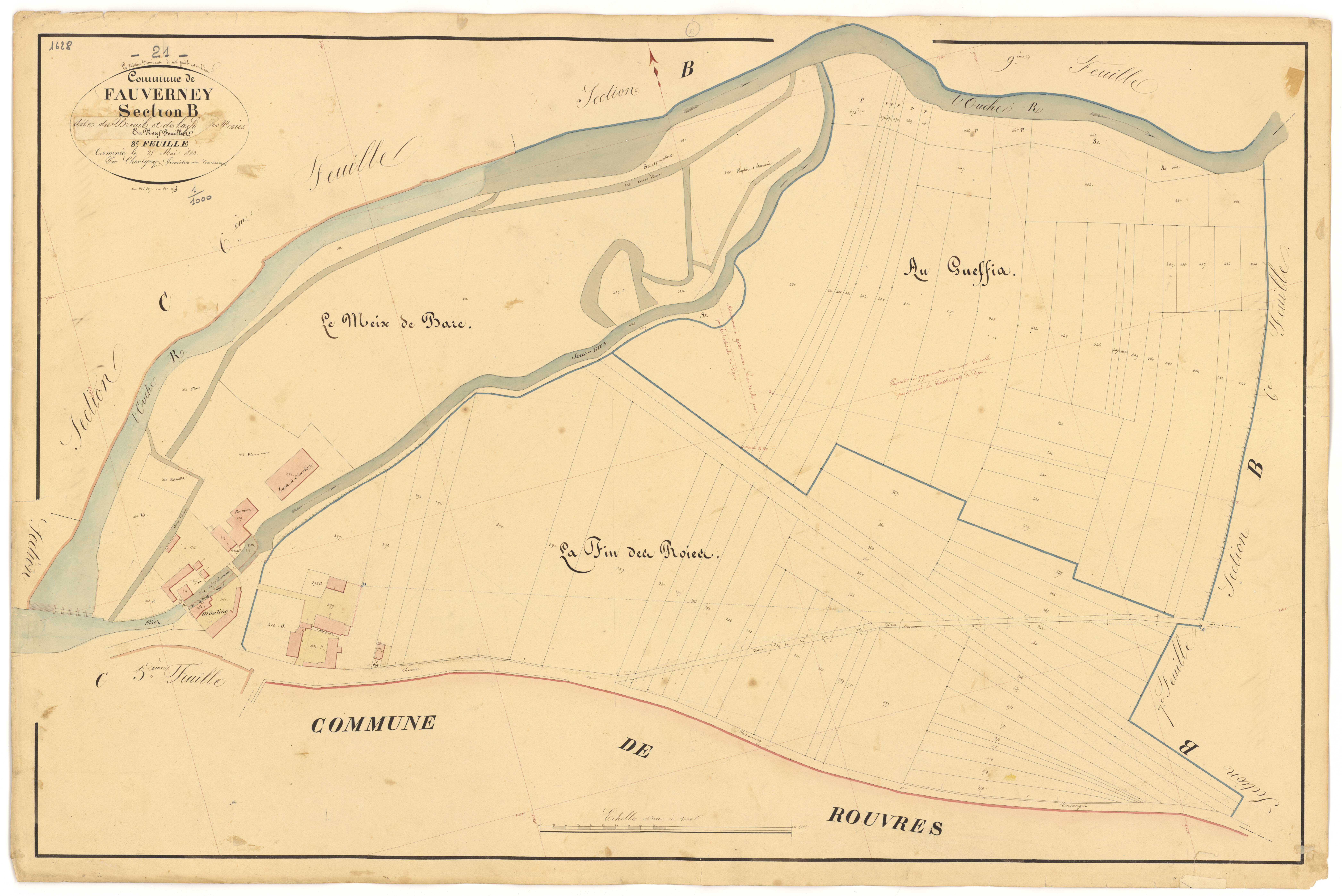 Fauverney - Section B8 - 3 P PLAN 269/15