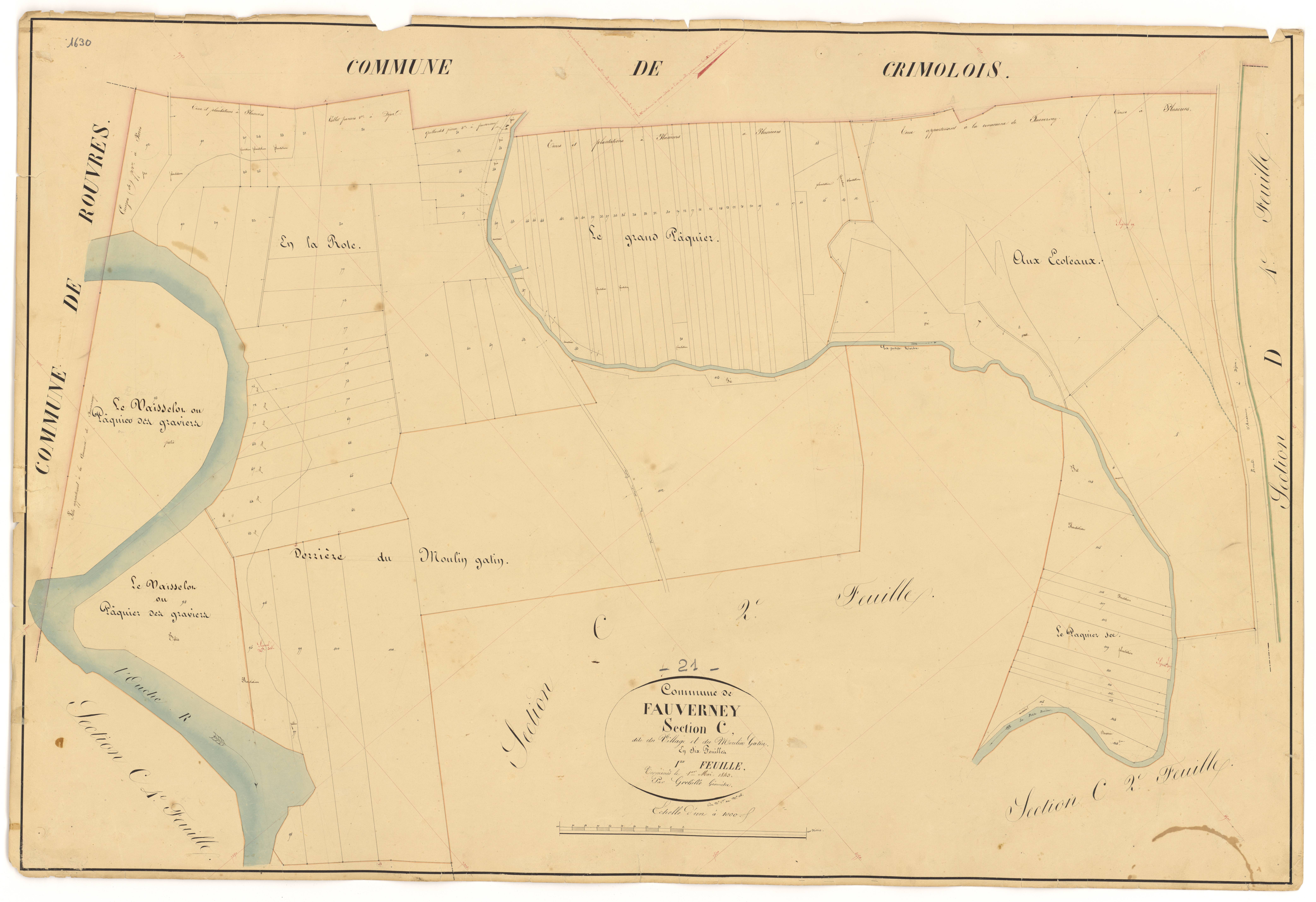 Fauverney - Section C1 - 3 P PLAN 269/17