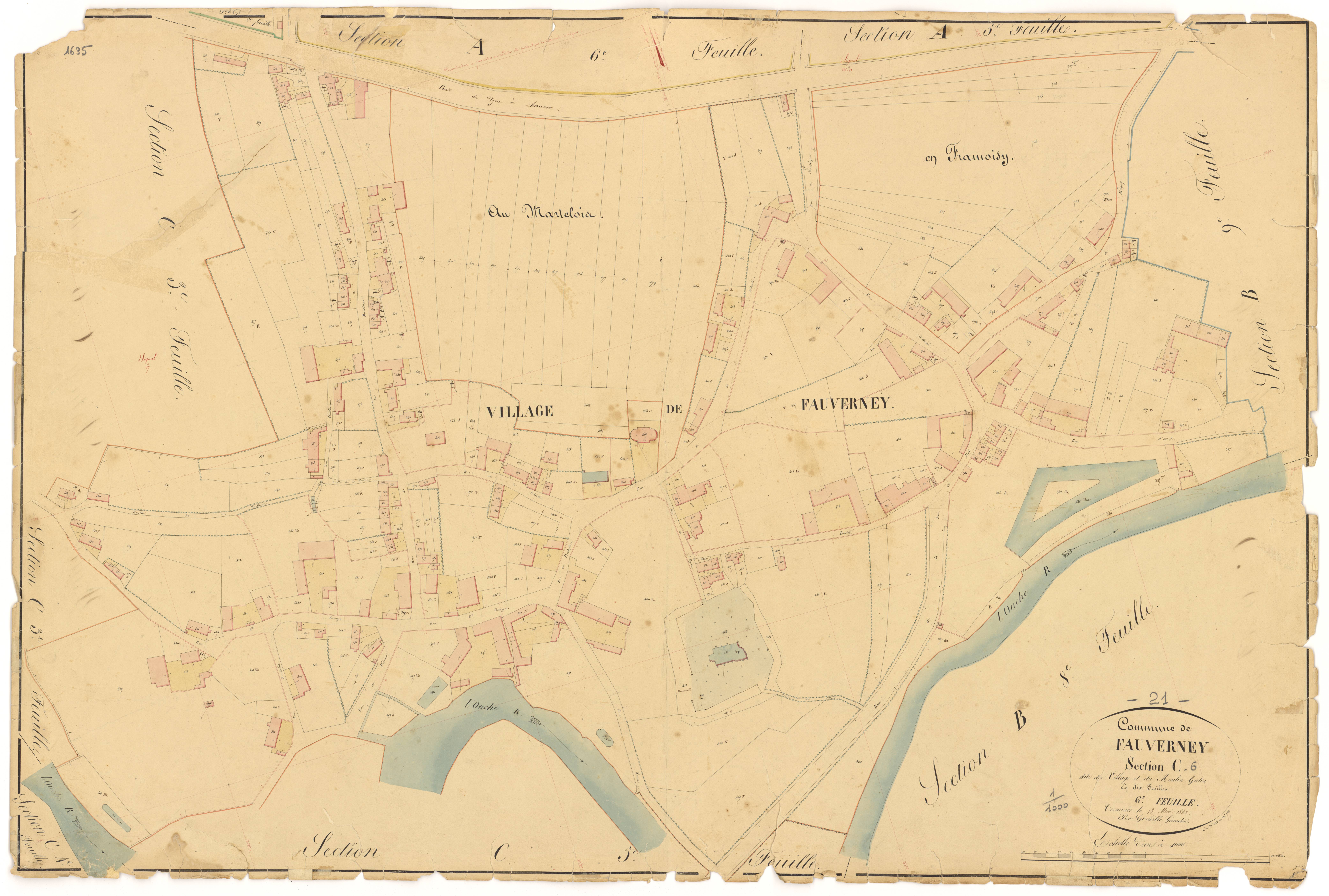 Fauverney - Section C6 - 3 P PLAN 269/22