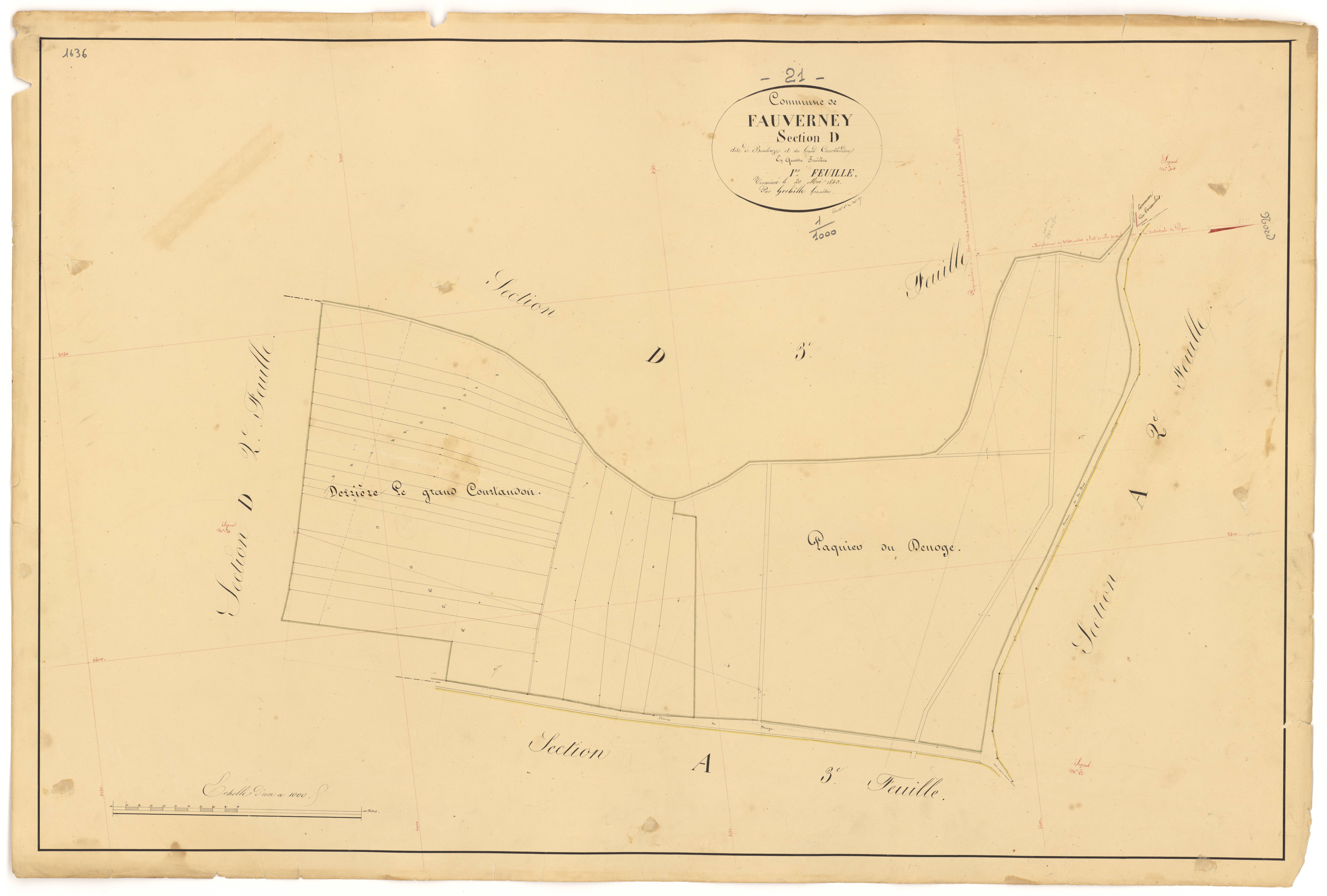 Fauverney - Section D1 - 3 P PLAN 269/23