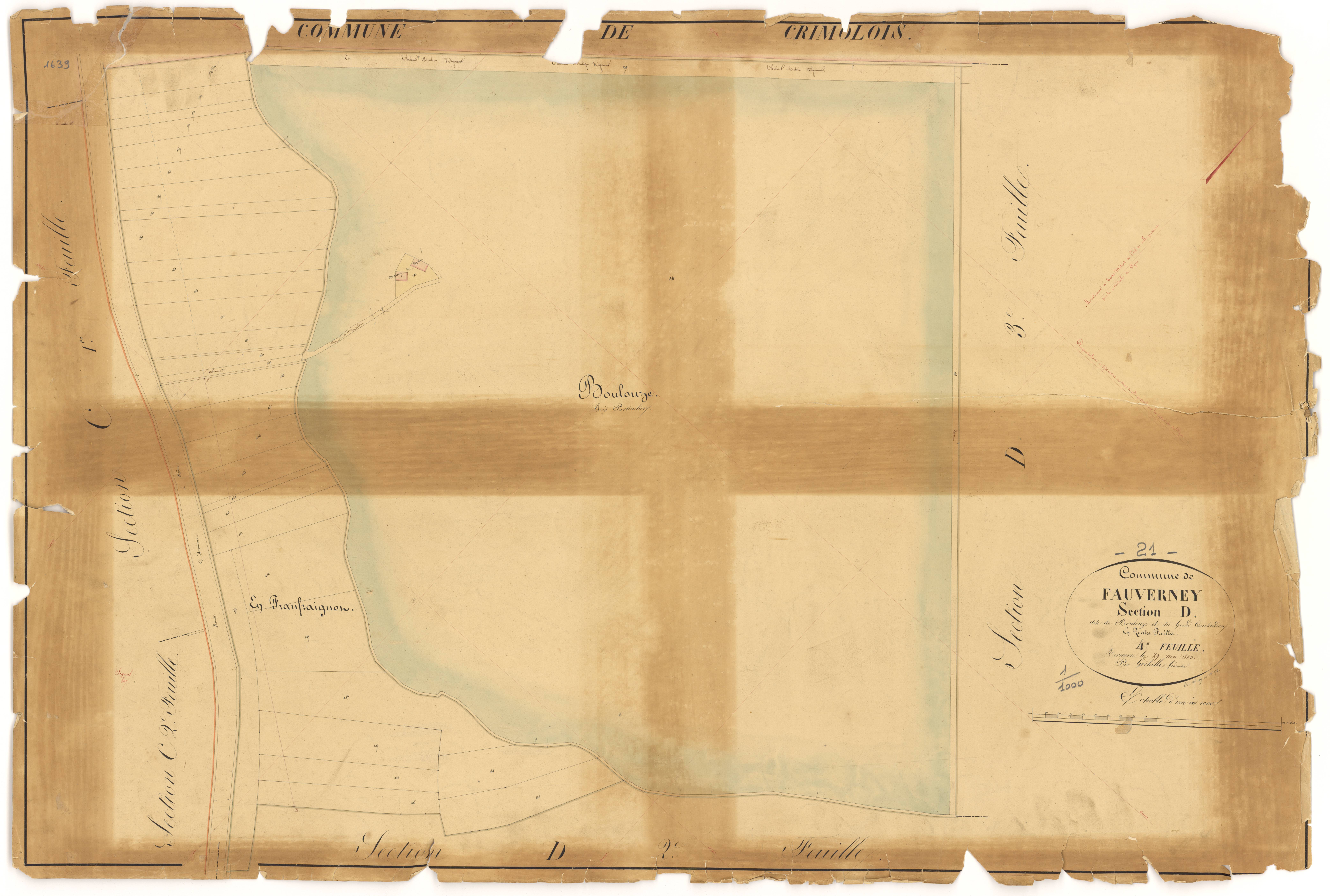 Fauverney - Section D4 - 3 P PLAN 269/26