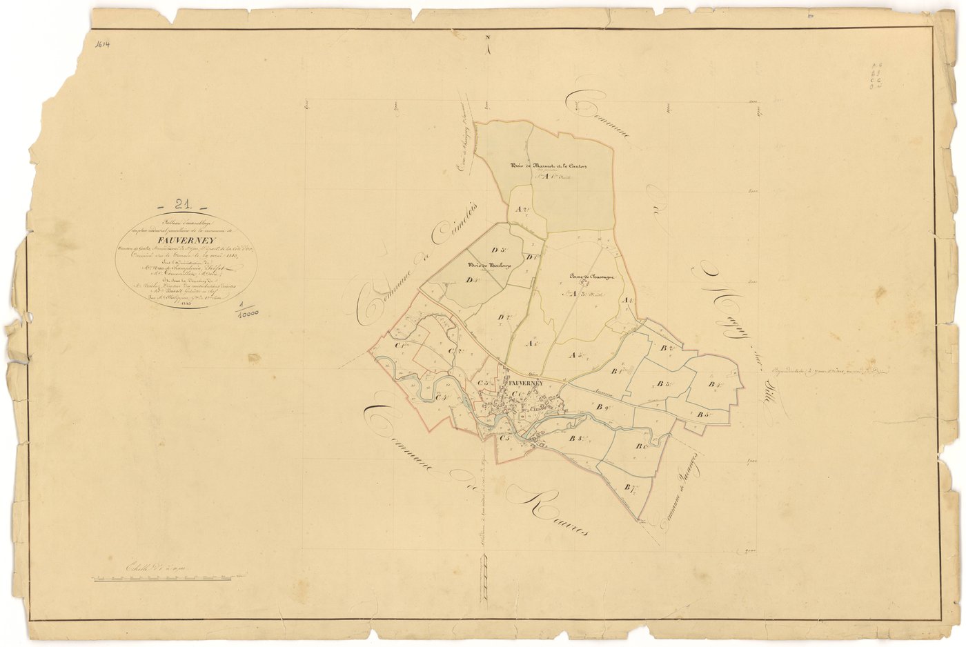 Fauverney - Tableau d'assemblage - 3 P PLAN 269/1