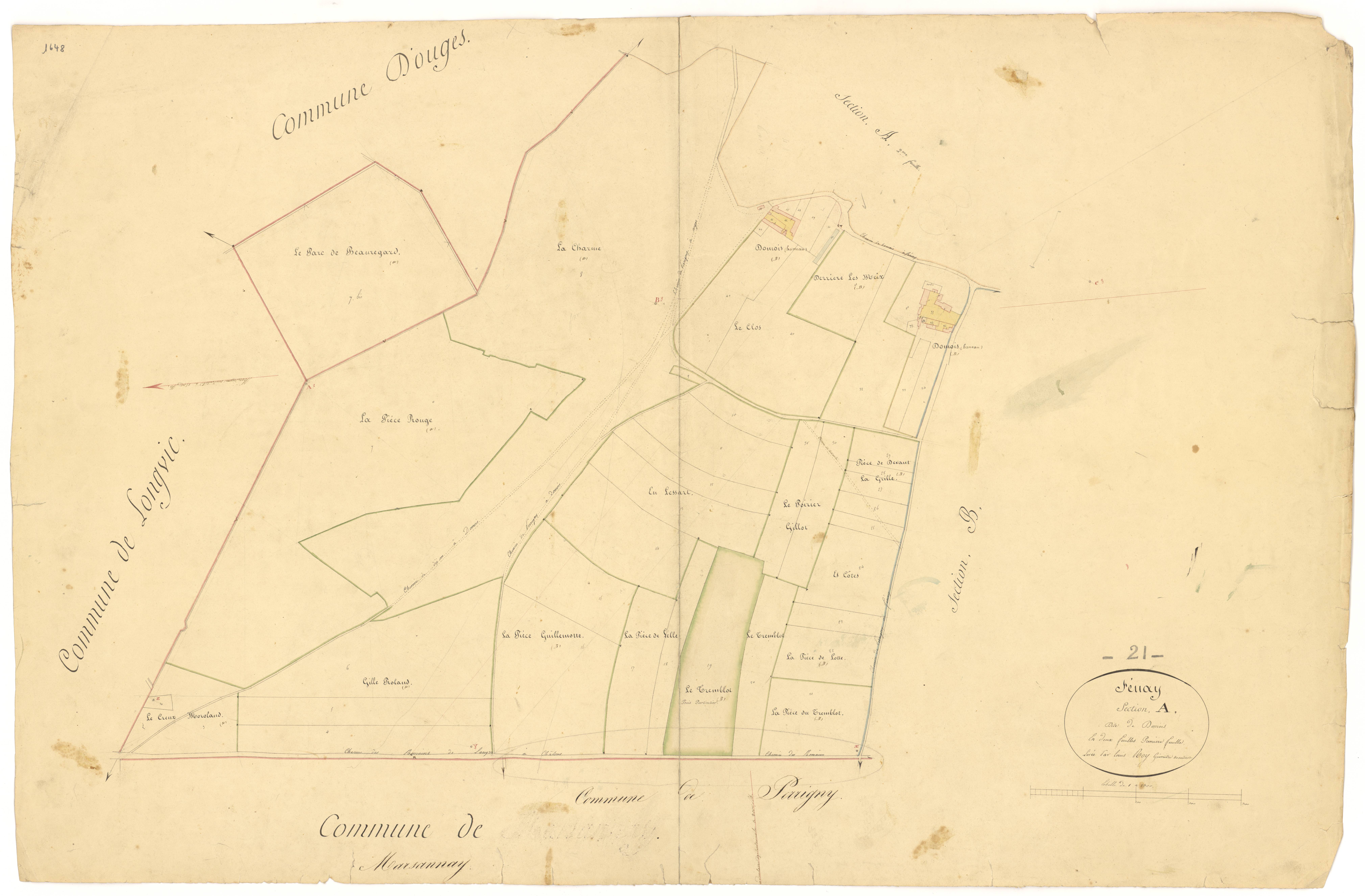 Fénay - Section A1 - 3 P PLAN 271/2
