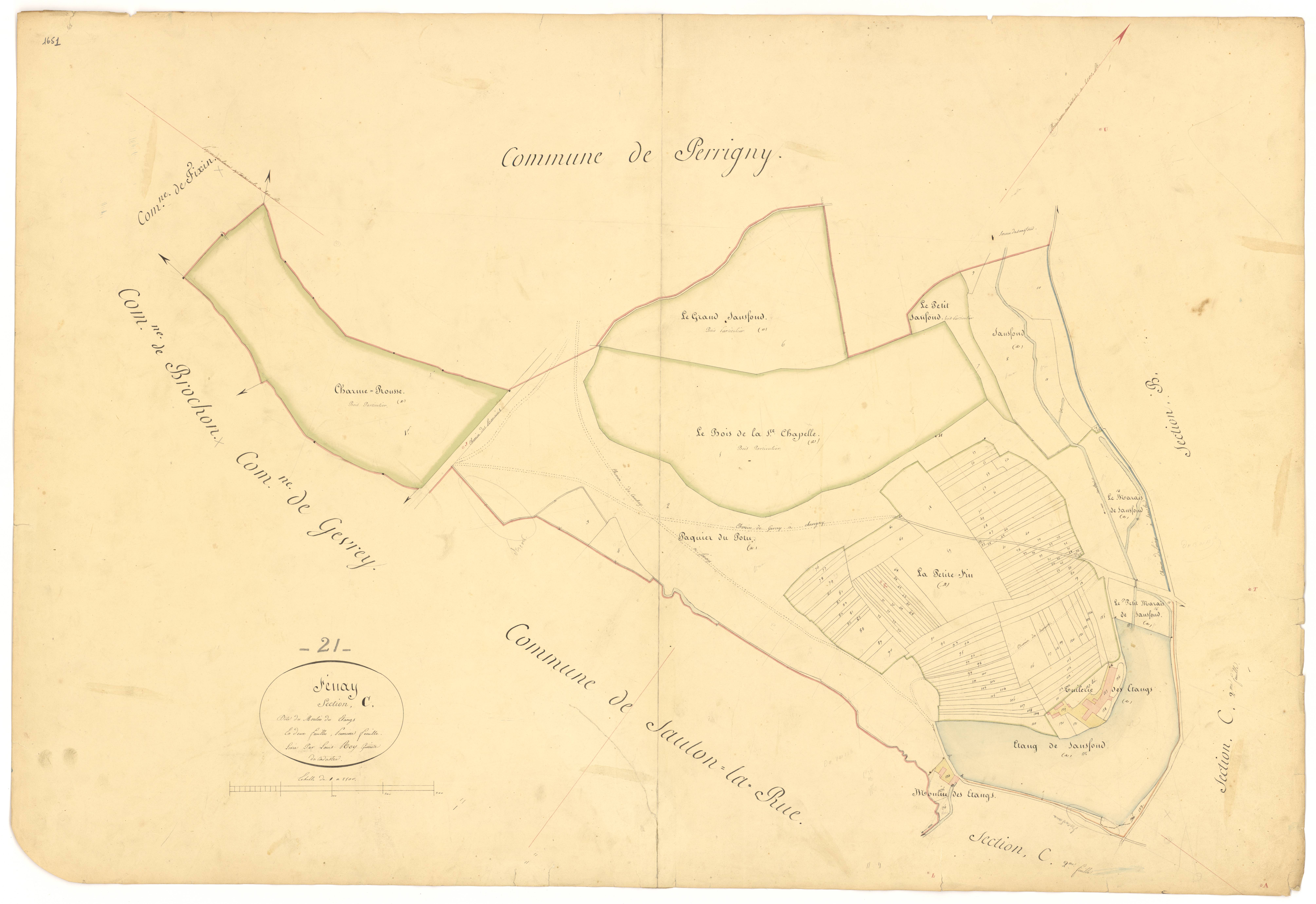 Fénay - Section C1 - 3 P PLAN 271/5
