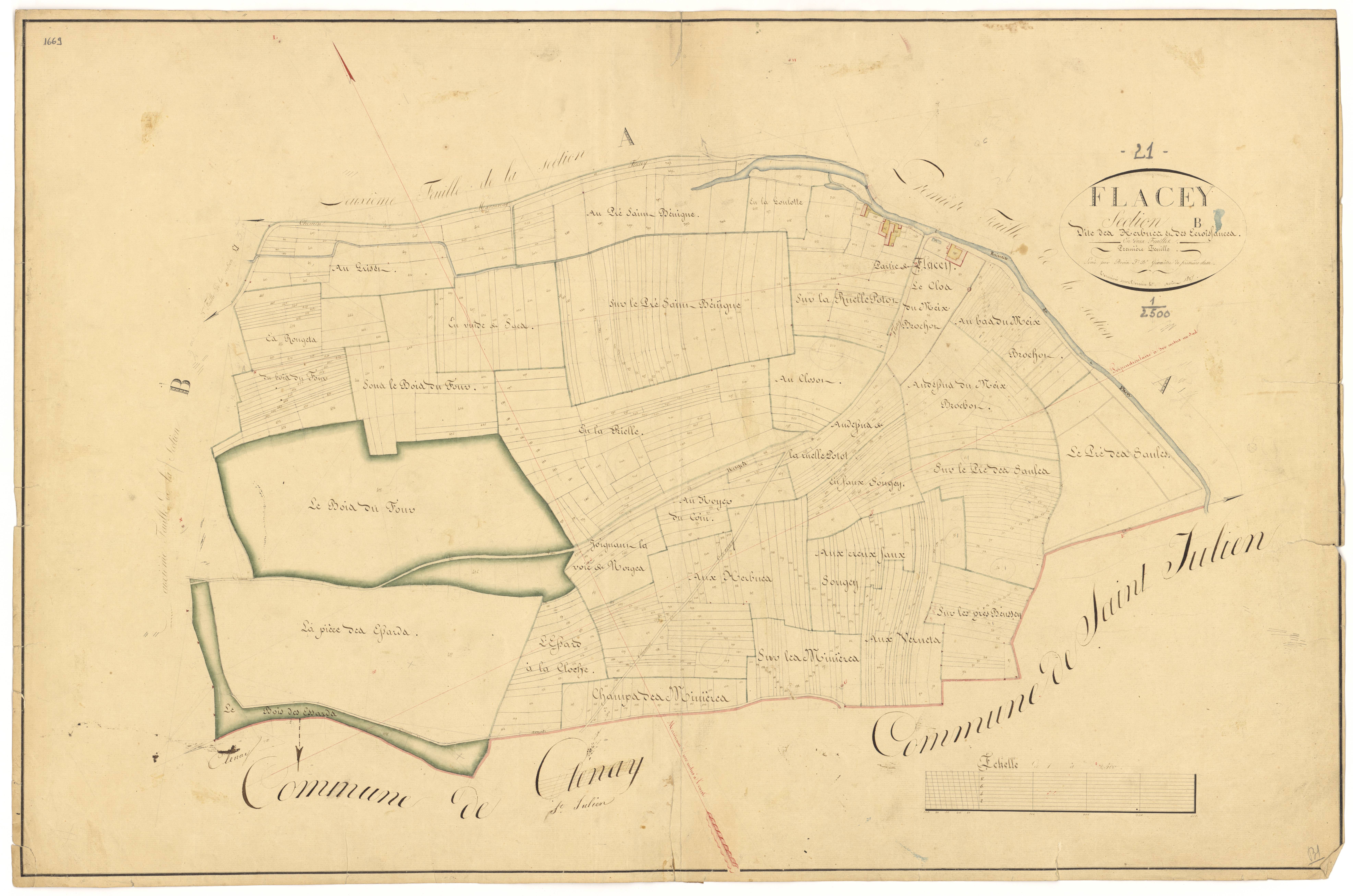 Flacey - Section B1 - 3 P PLAN 274/5