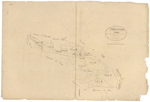 Flagey-Echézeaux - Tableau d'assemblage - 3 P PLAN 275/1