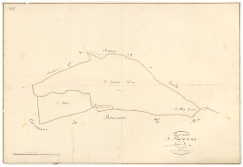 Flagey-Echézeaux - Section B4 - 3 P PLAN 275/7