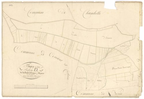 Flagey-Echézeaux - Section D1 - 3 P PLAN 275/9