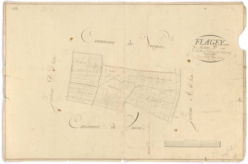 Flagey-Echézeaux - Section D3 - 3 P PLAN 275/11