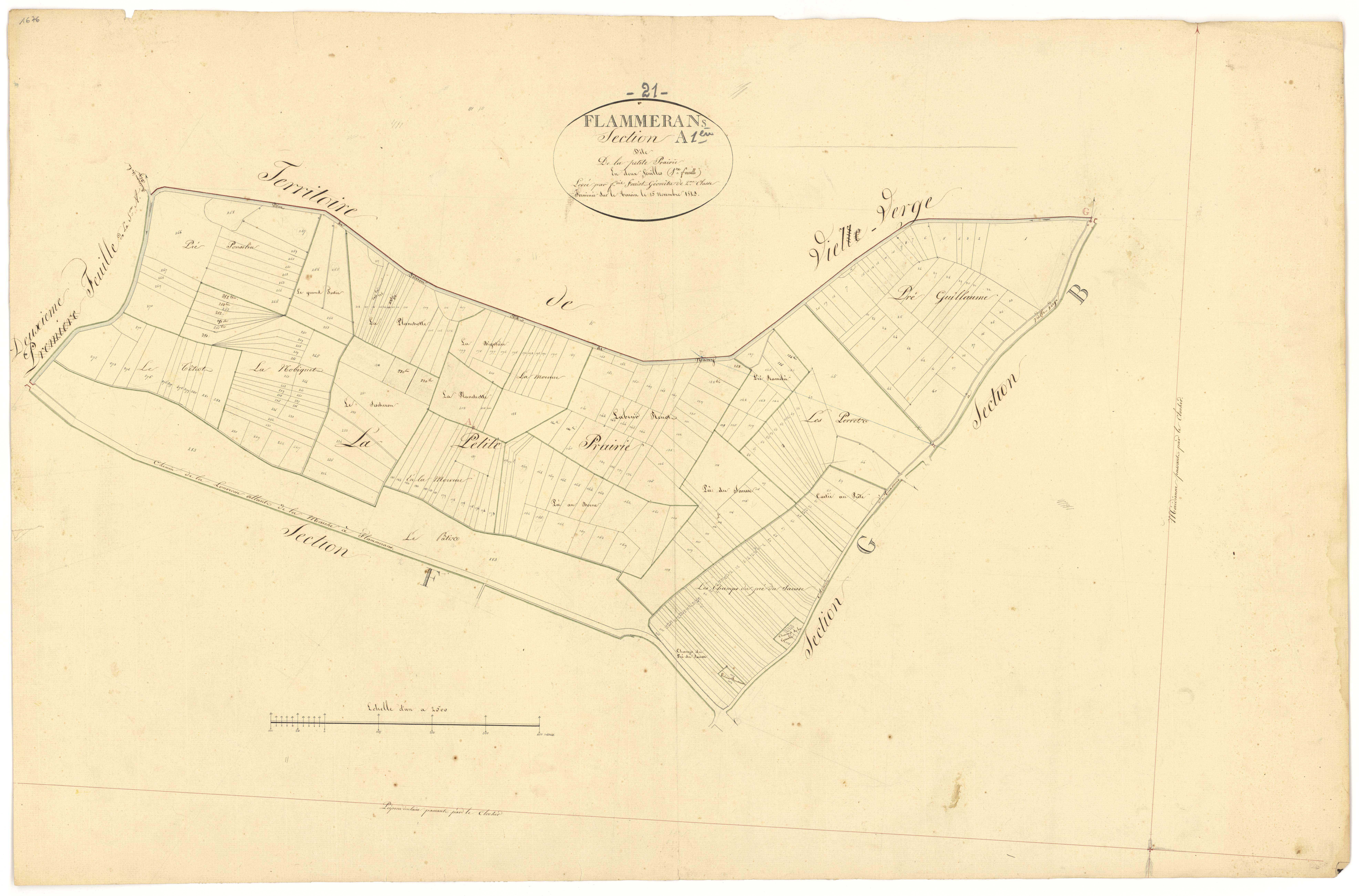 Flammerans - Section A1 - 3 P PLAN 277/2