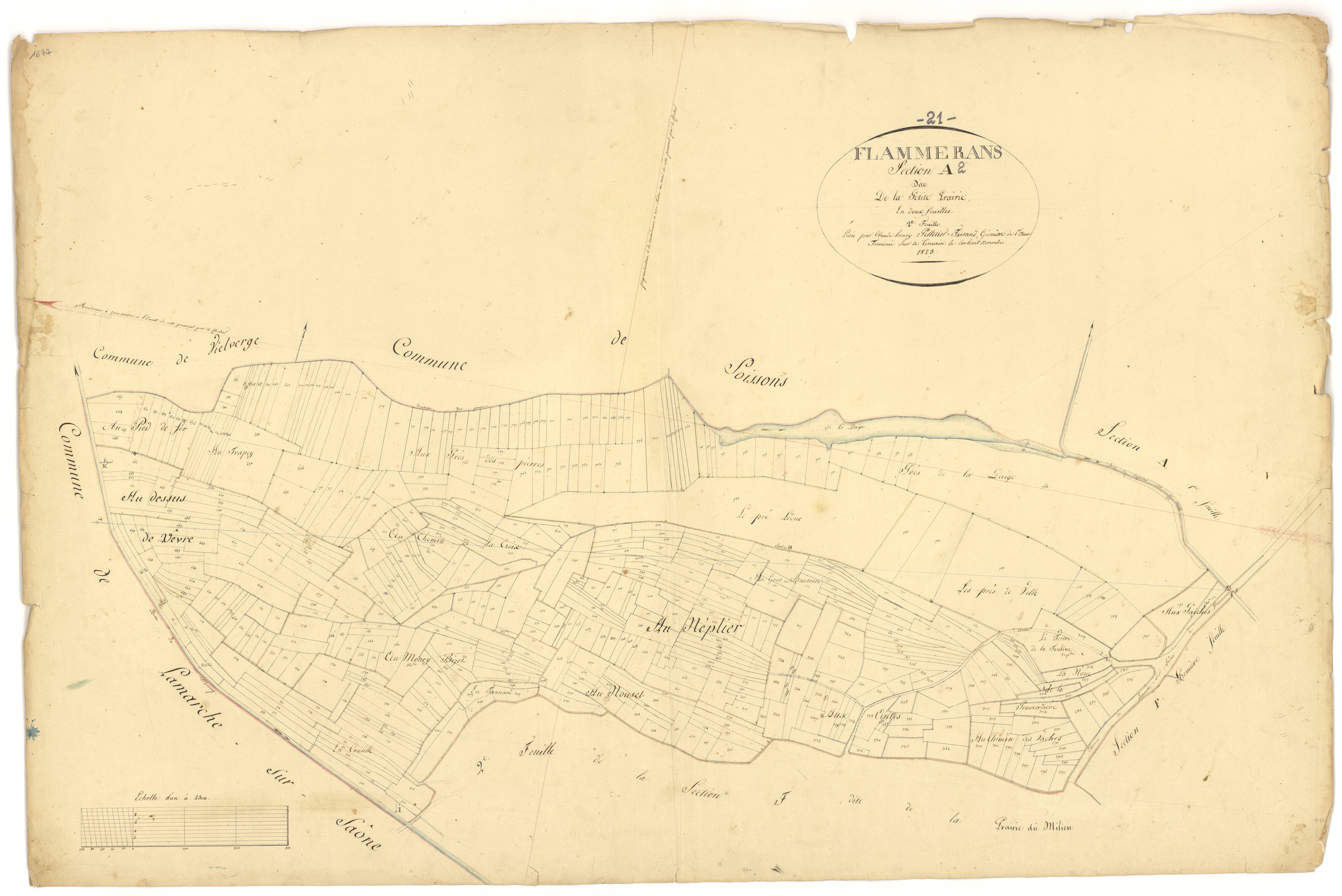 Flammerans - Section A2 - 3 P PLAN 277/3