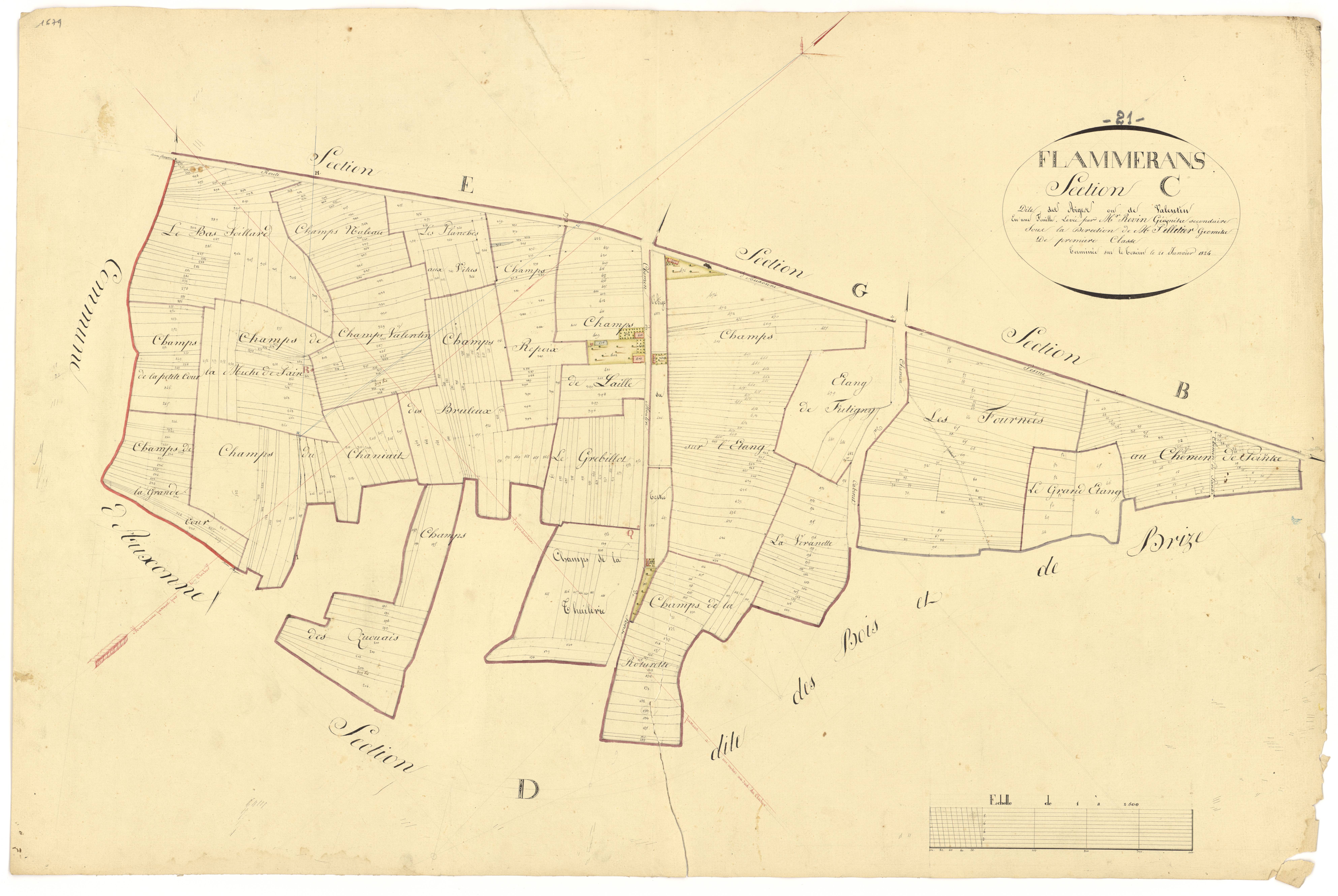 Flammerans - Section C - 3 P PLAN 277/5