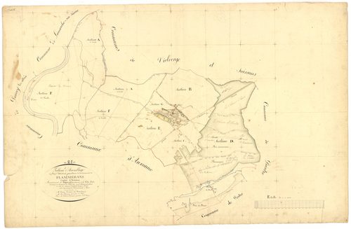 Flammerans - Tableau d'assemblage - 3 P PLAN 277/1