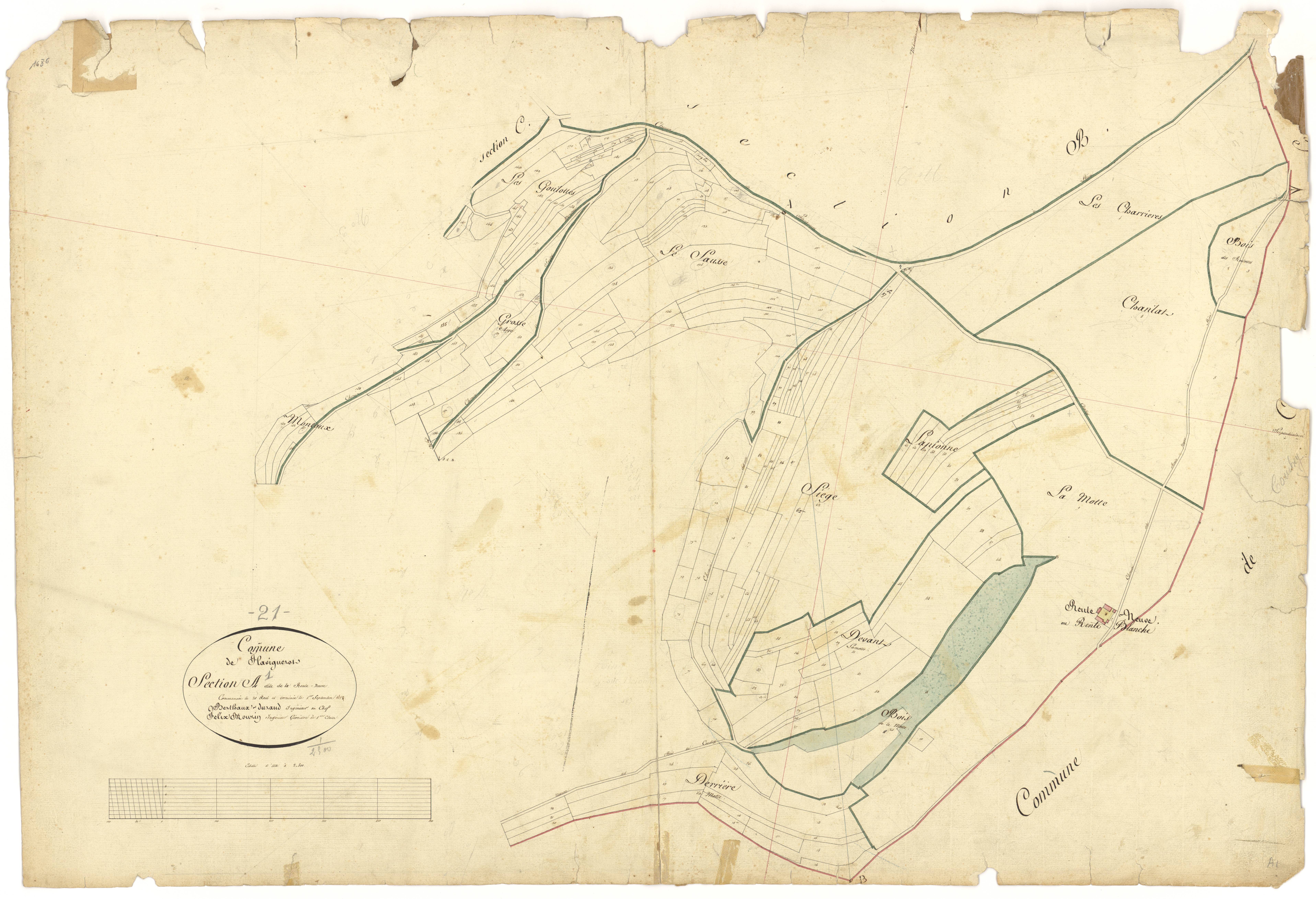 Flavignerot - Section A1 - 3 P PLAN 278/2