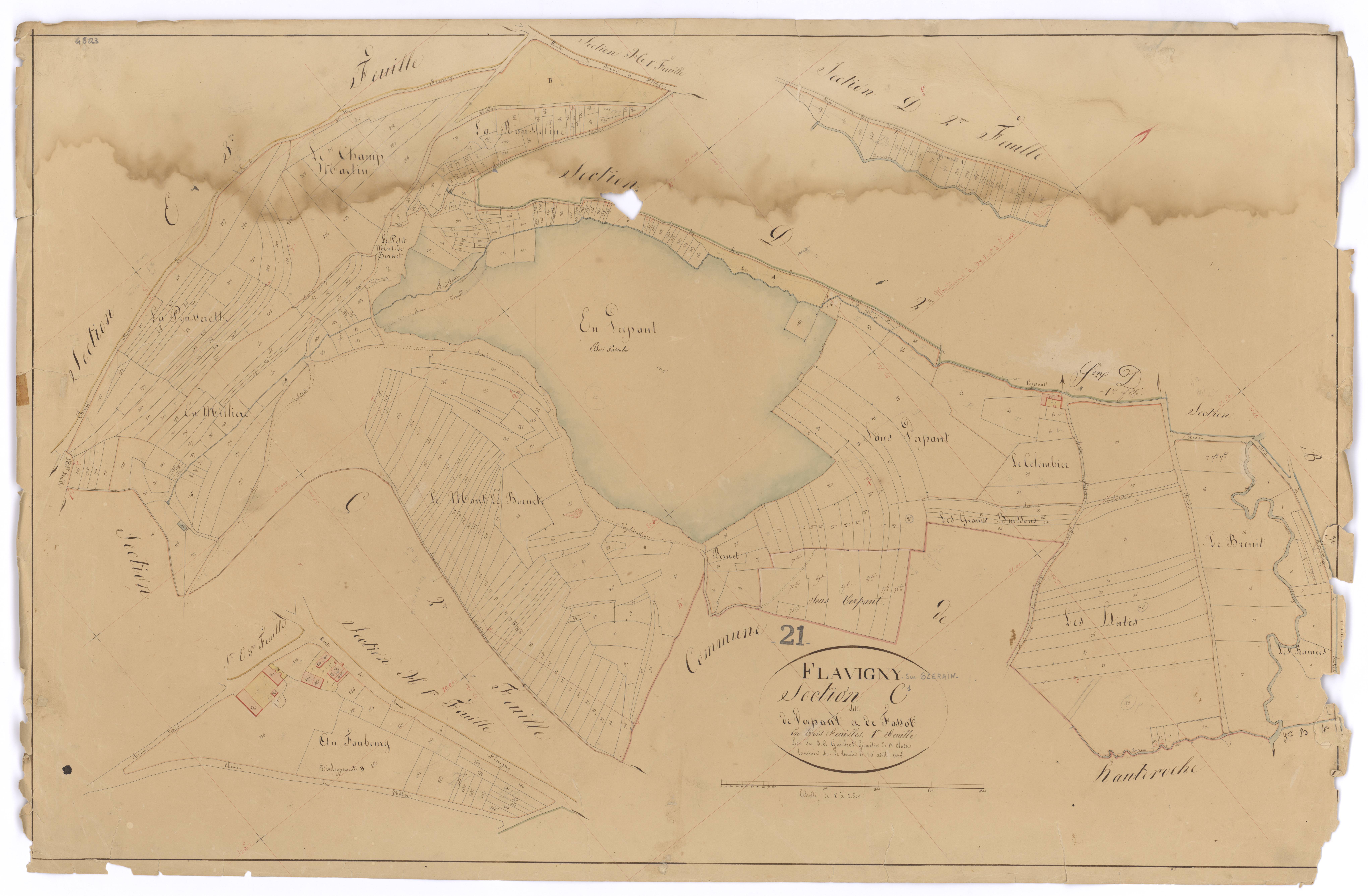 Flavigny-sur-Ozerain - Section C1 - 3 P PLAN 279/10