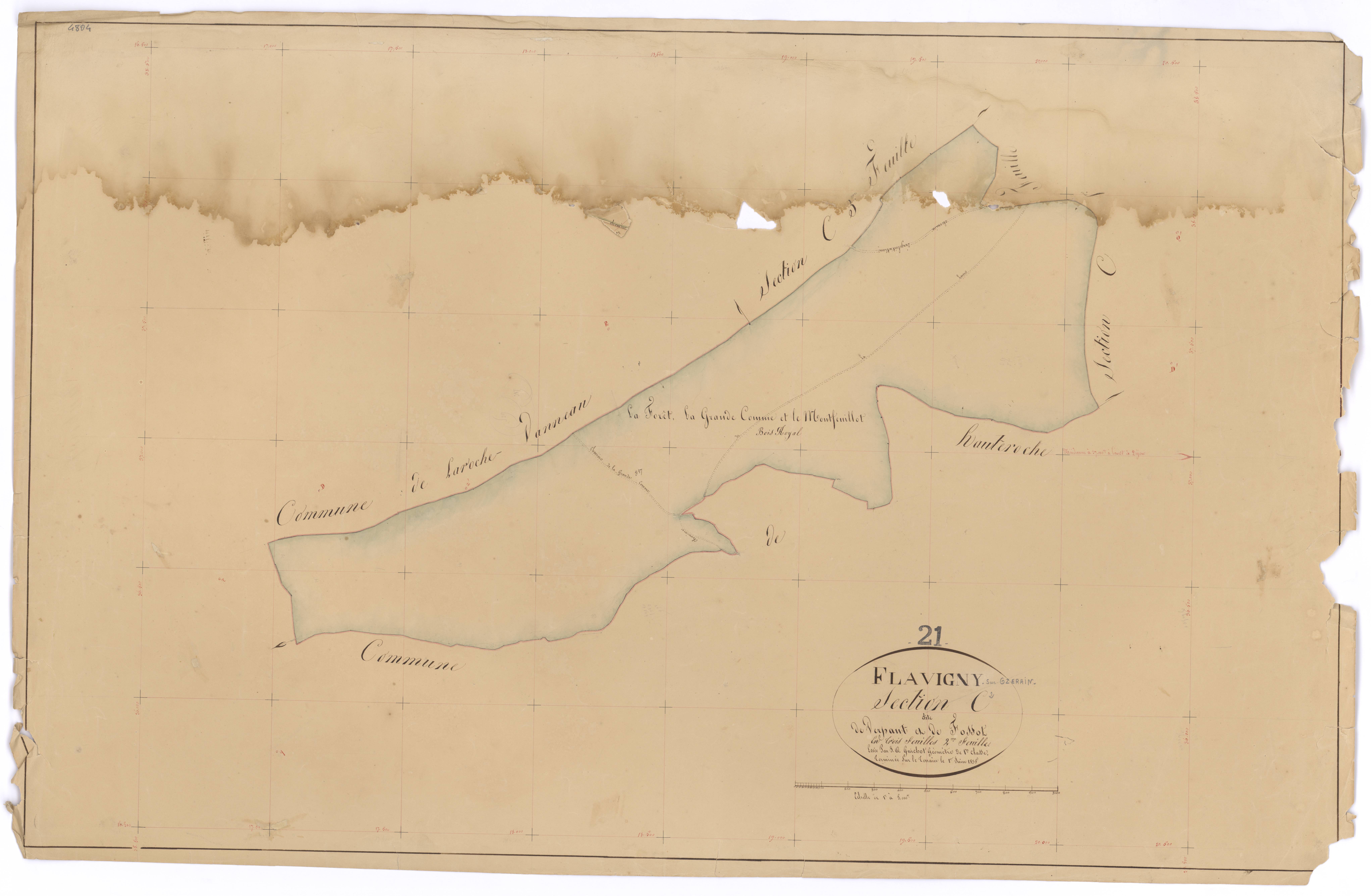 Flavigny-sur-Ozerain - Section C2 - 3 P PLAN 279/11
