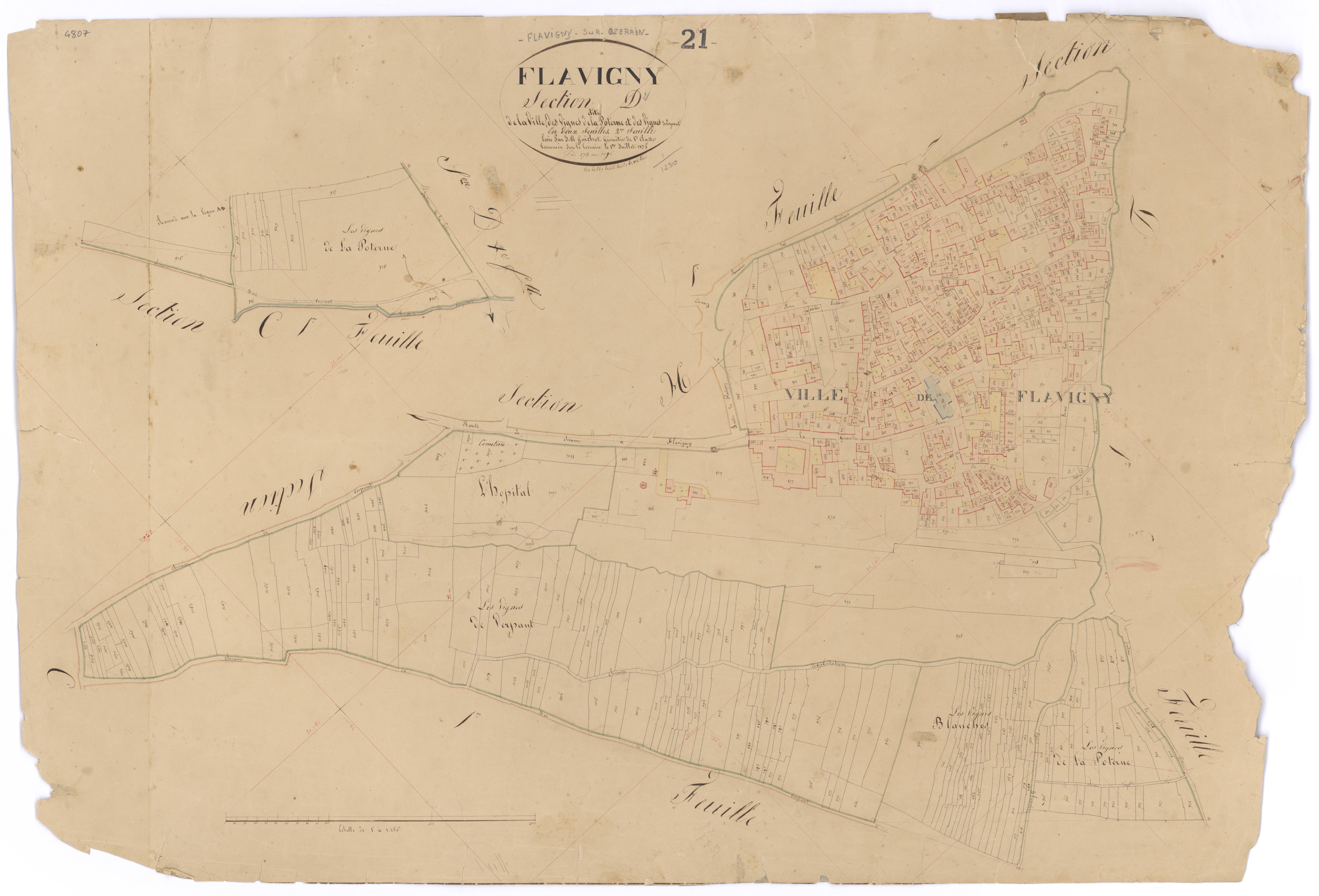 Flavigny-sur-Ozerain - Section D2 - 3 P PLAN 279/14