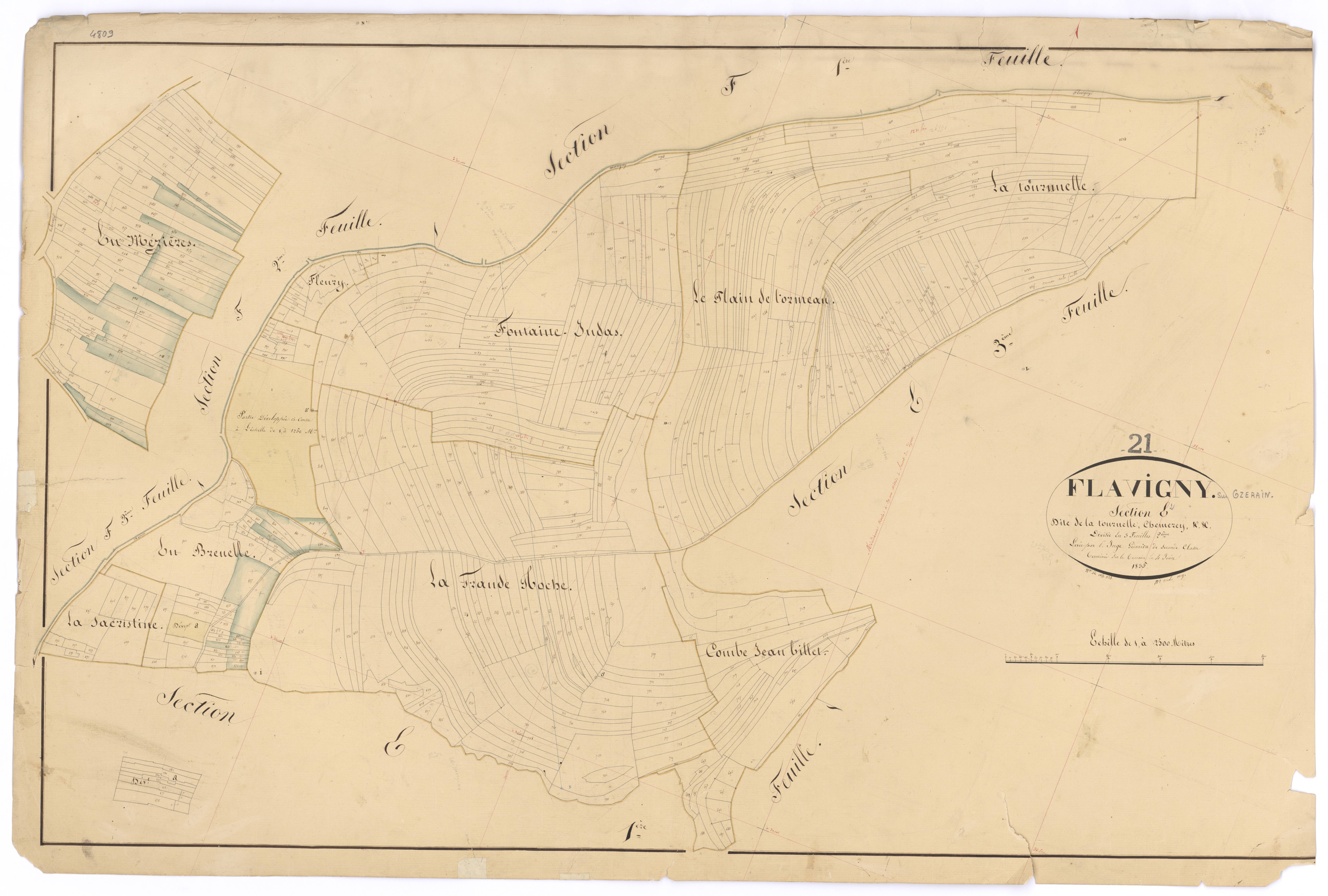 Flavigny-sur-Ozerain - Section E2 - 3 P PLAN 279/16