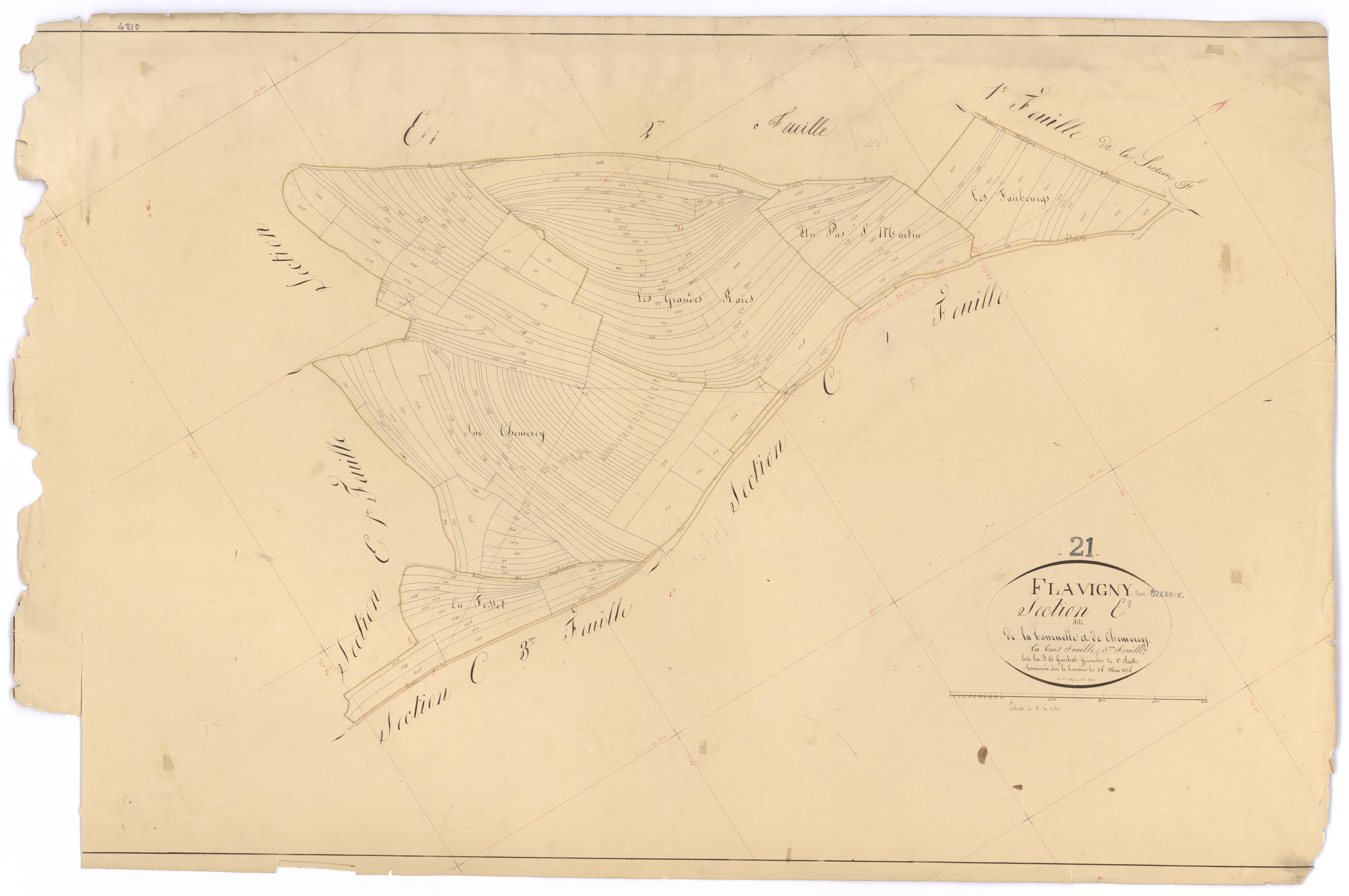Flavigny-sur-Ozerain - Section E3 - 3 P PLAN 279/17