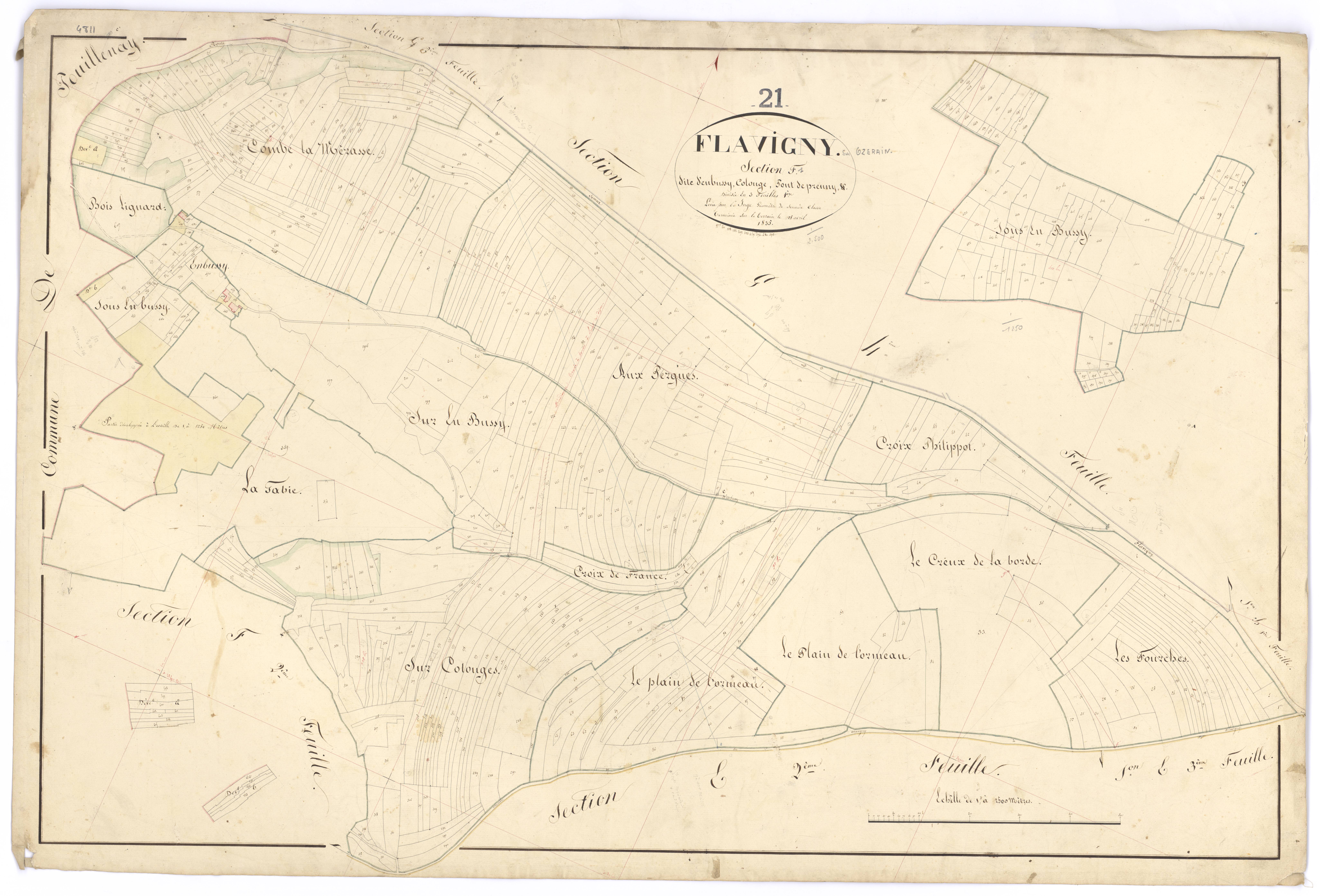 Flavigny-sur-Ozerain - Section F1 - 3 P PLAN 279/18