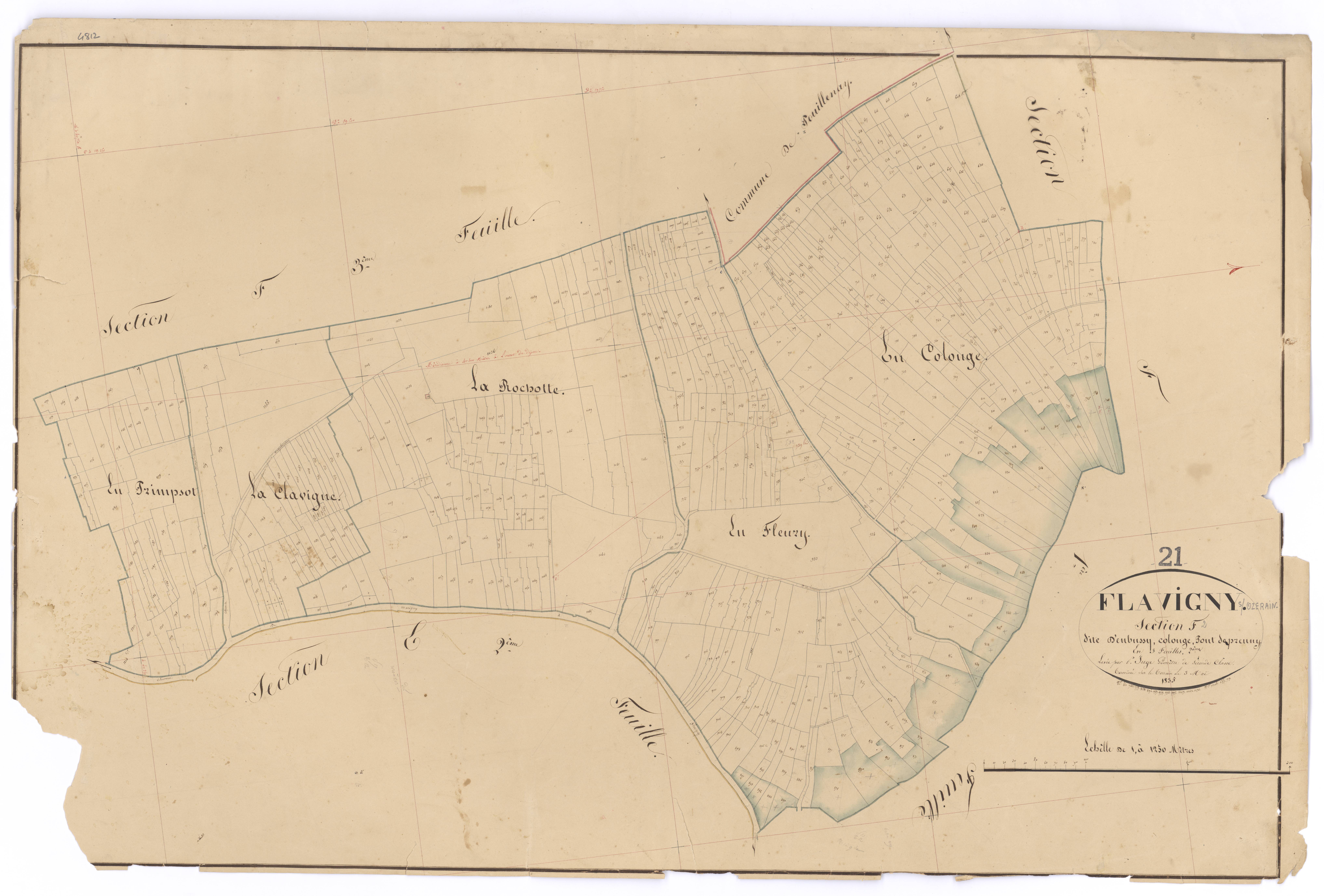 Flavigny-sur-Ozerain - Section F2 - 3 P PLAN 279/19