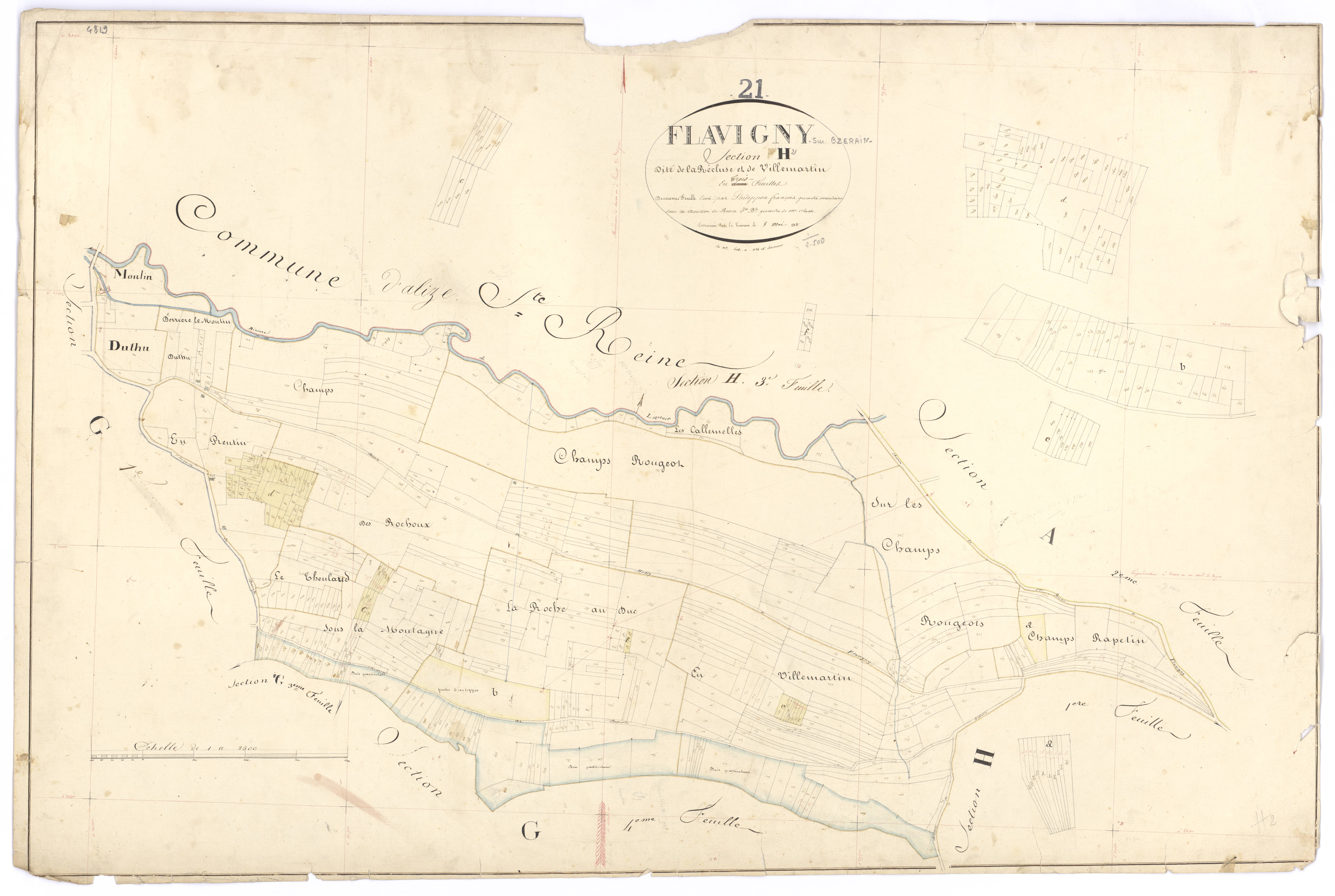Flavigny-sur-Ozerain - Section H2 - 3 P PLAN 279/26