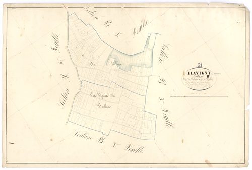 Flavigny-sur-Ozerain - Section B2 - 3 P PLAN 279/7